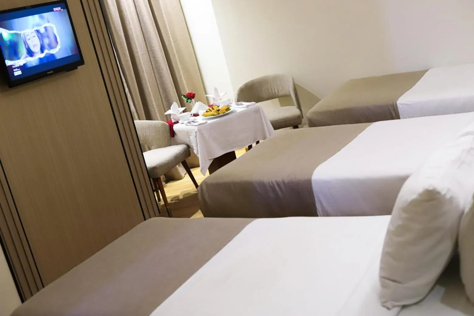 Bed in Delmar Hotel Matrouh