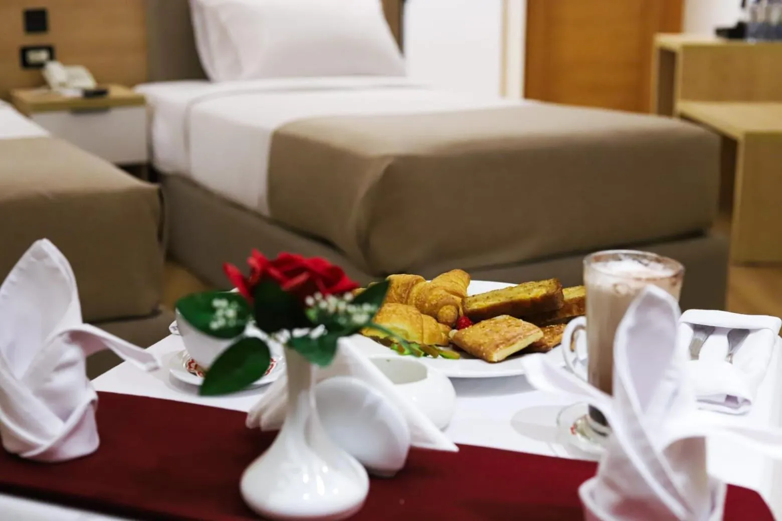 Bed in Delmar Hotel Matrouh