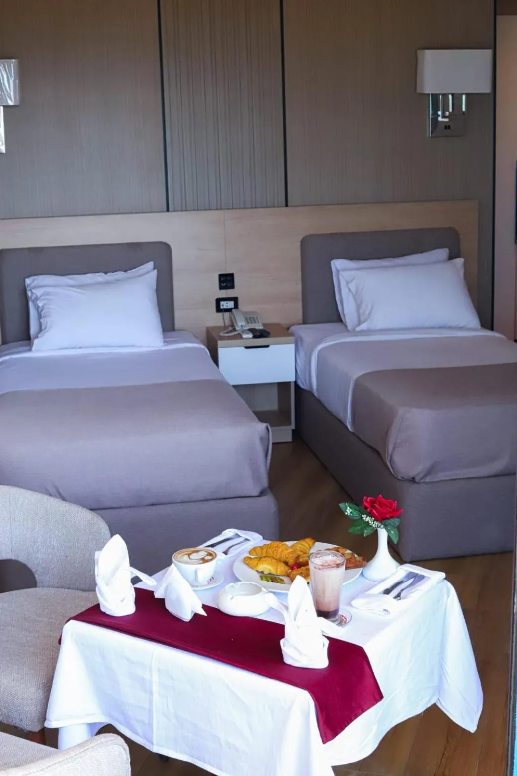 Bed in Delmar Hotel Matrouh