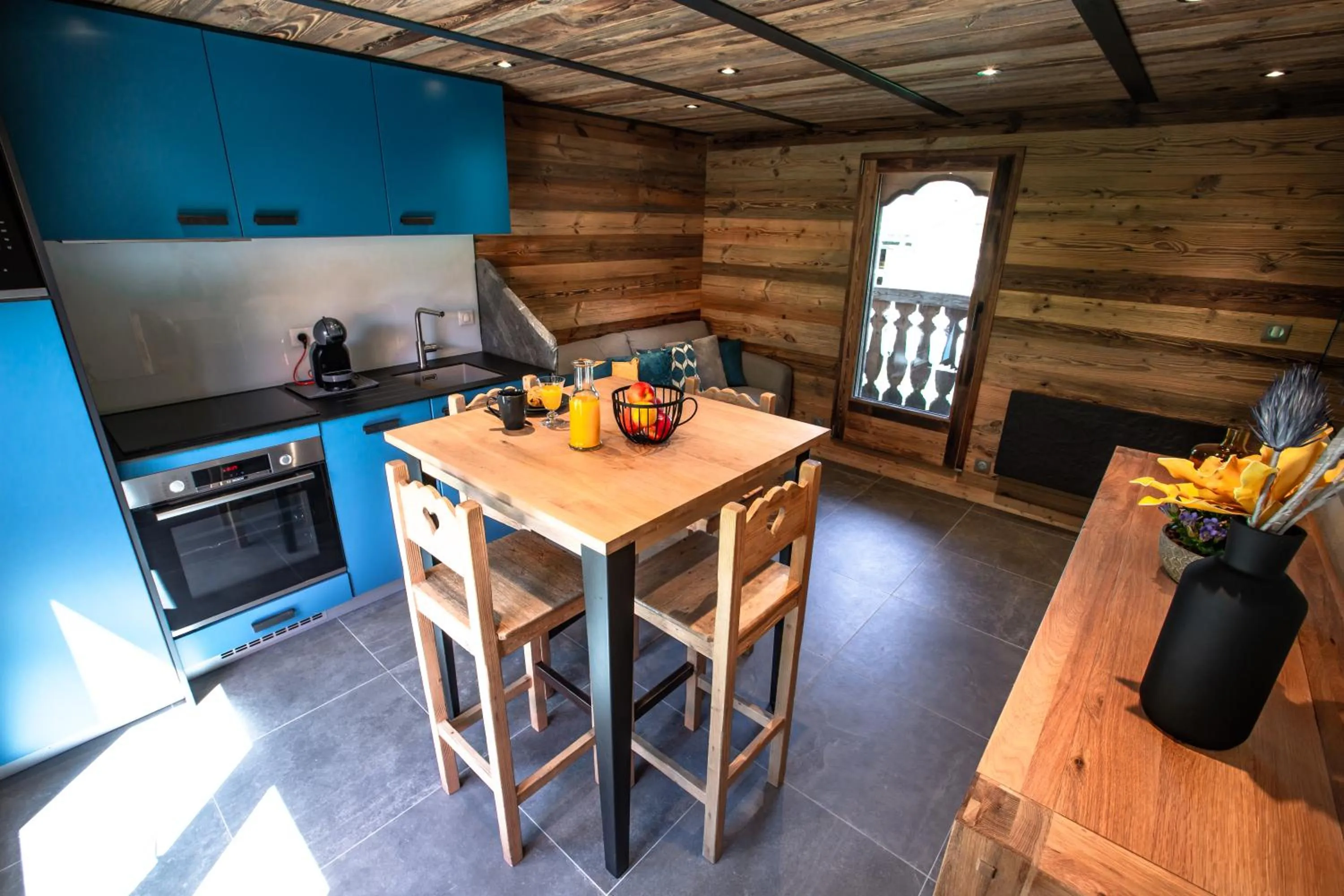 Kitchen or kitchenette in Les Mazots des Fées