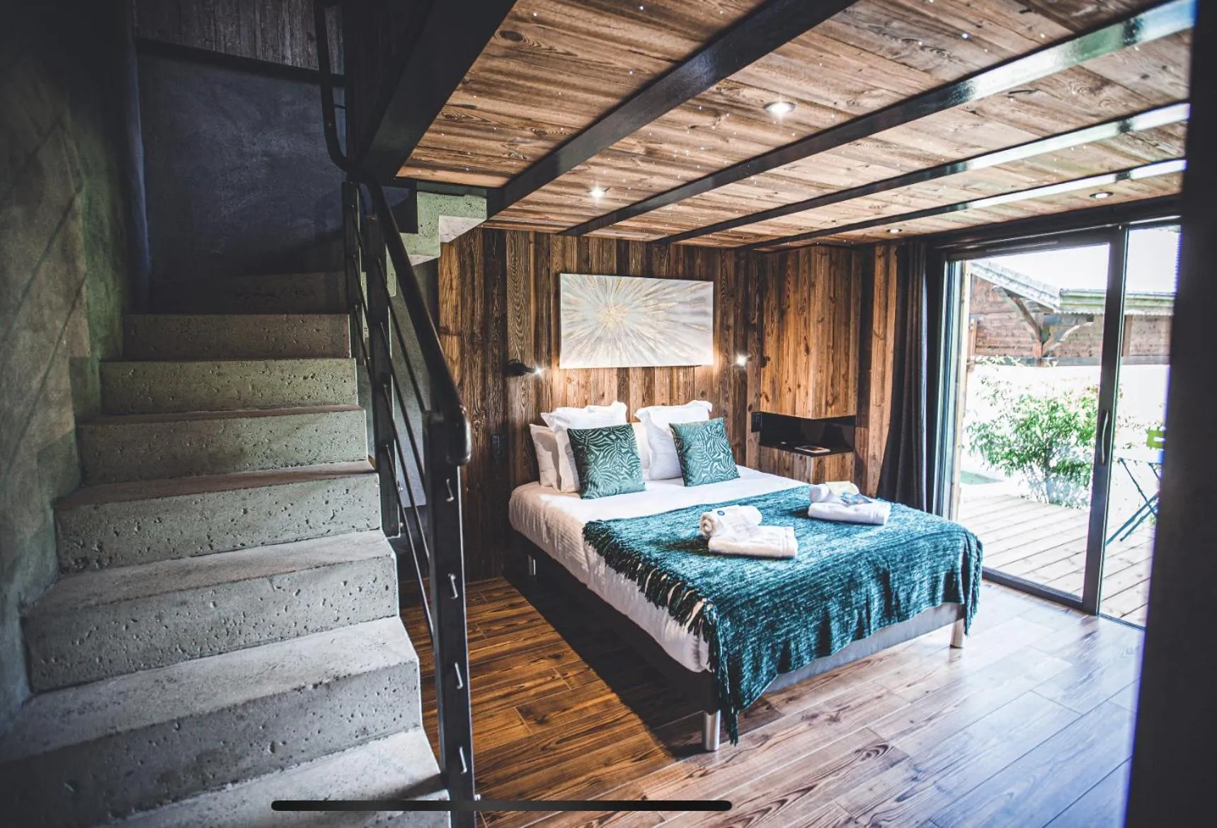 Bed in Les Mazots des Fées