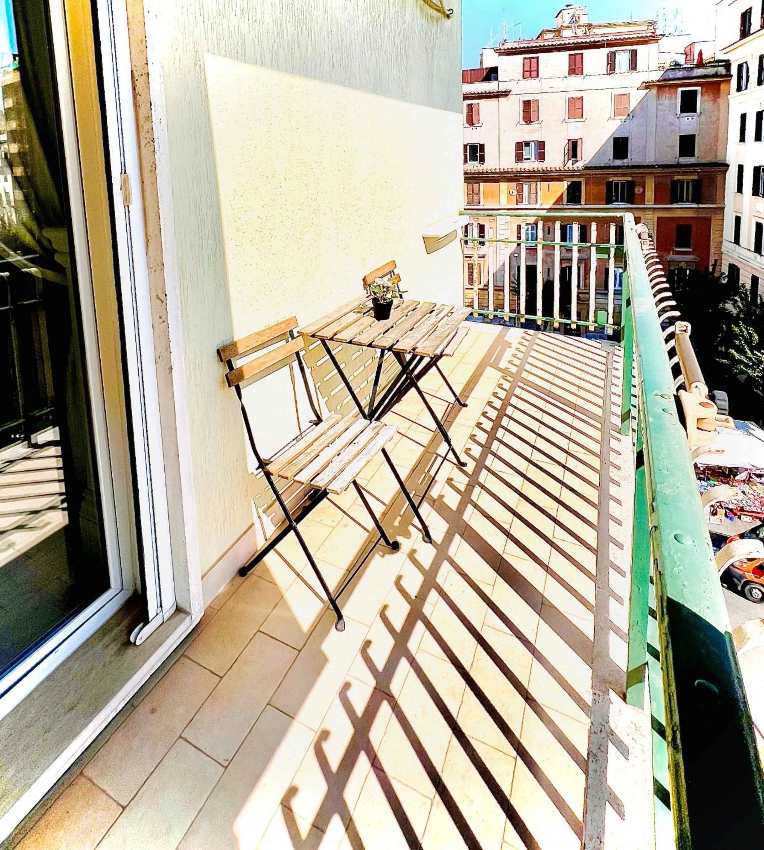 Balcony/Terrace in Simon's Guest House Rome