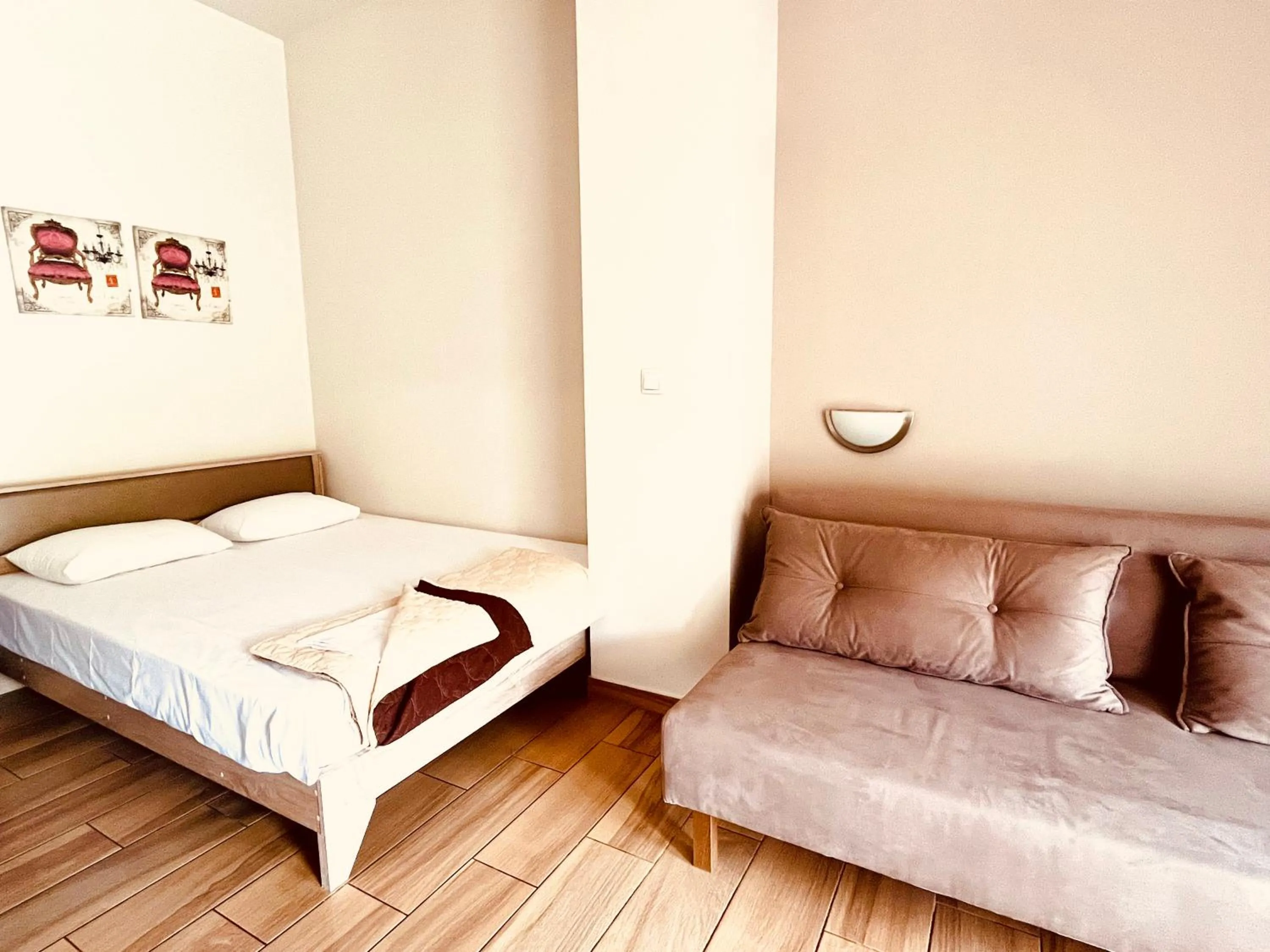 Bed in Soso studios & apartments