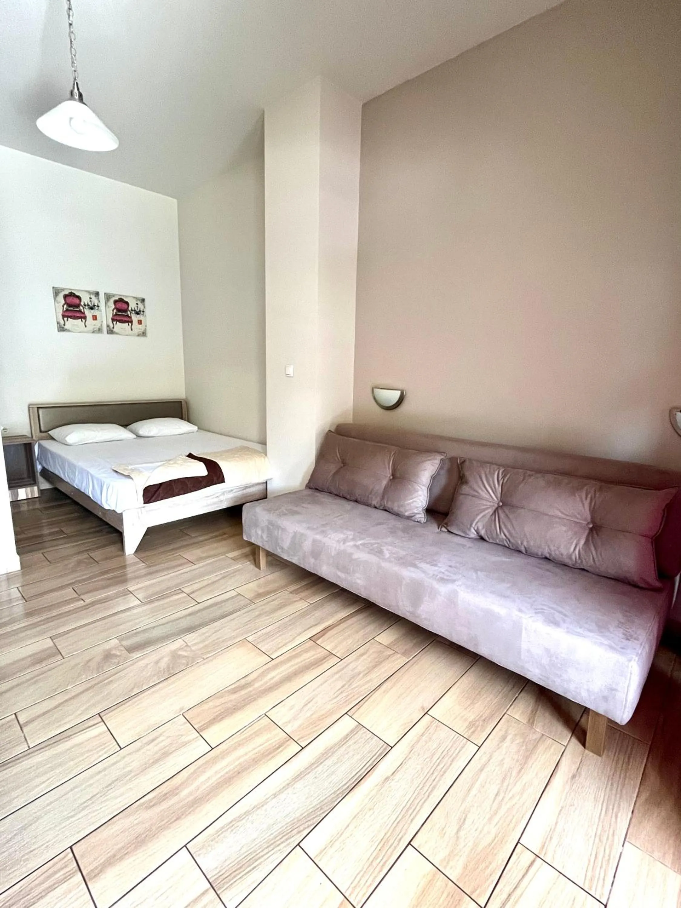 Bed in Soso studios & apartments