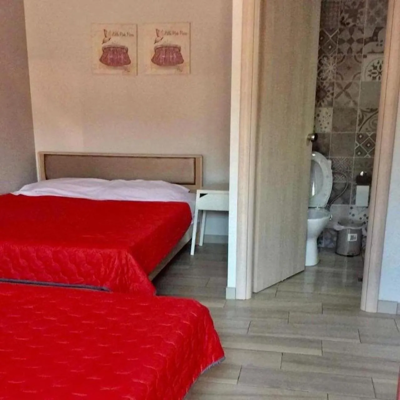Bed in Soso studios & apartments