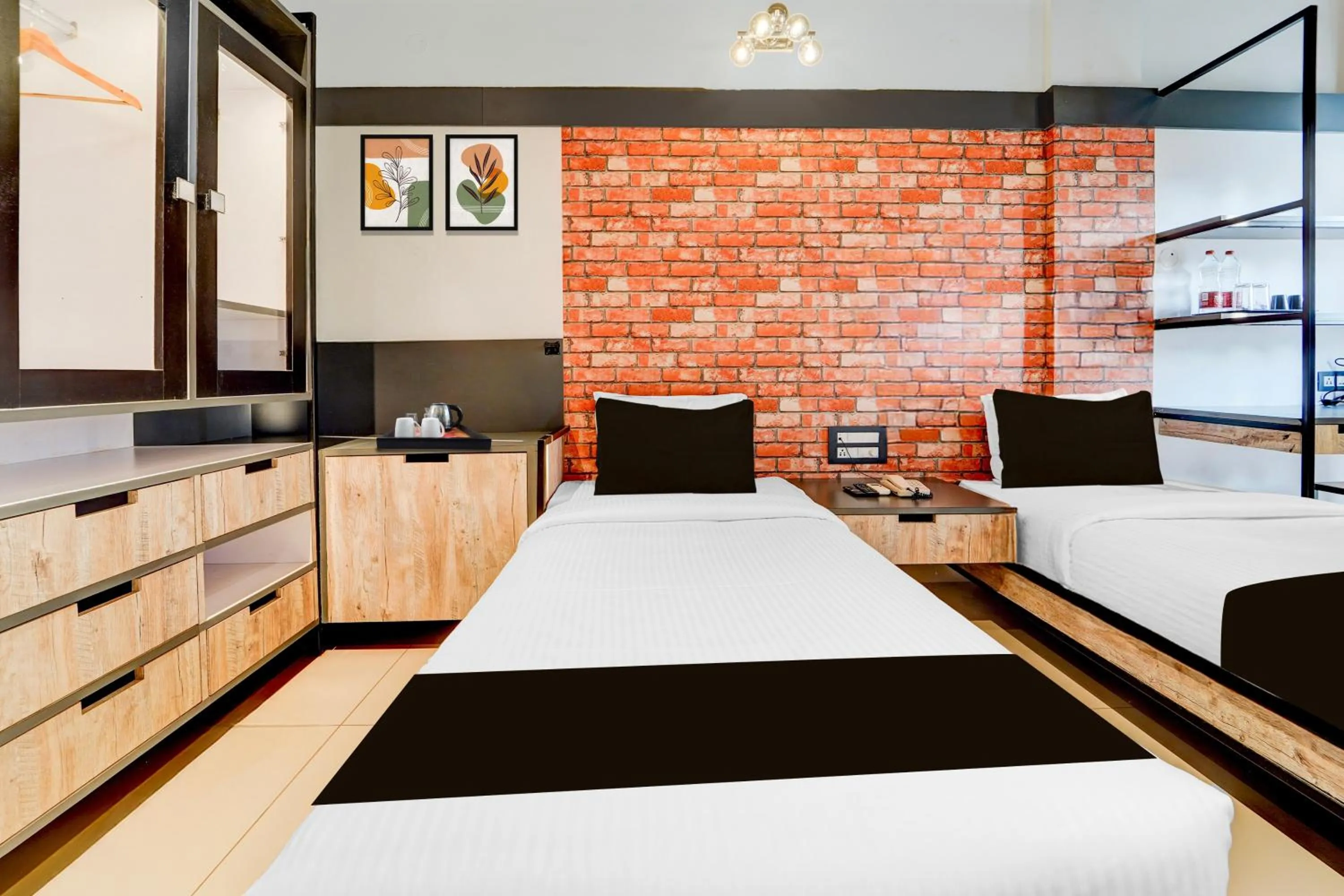 Bedroom, Bed in Super Townhouse Oak Mangalore
