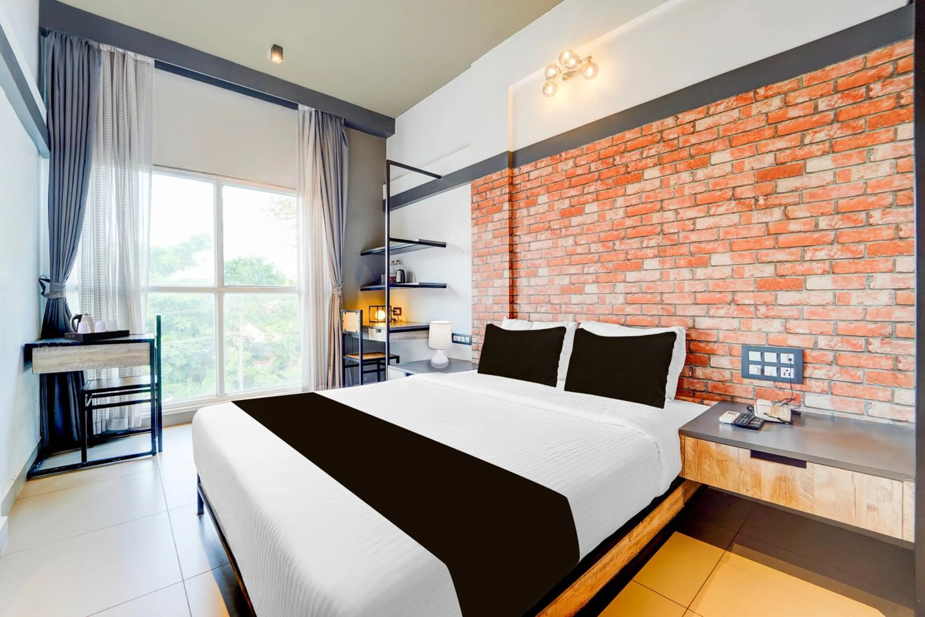 Bedroom, Bed in Super Townhouse Oak Mangalore