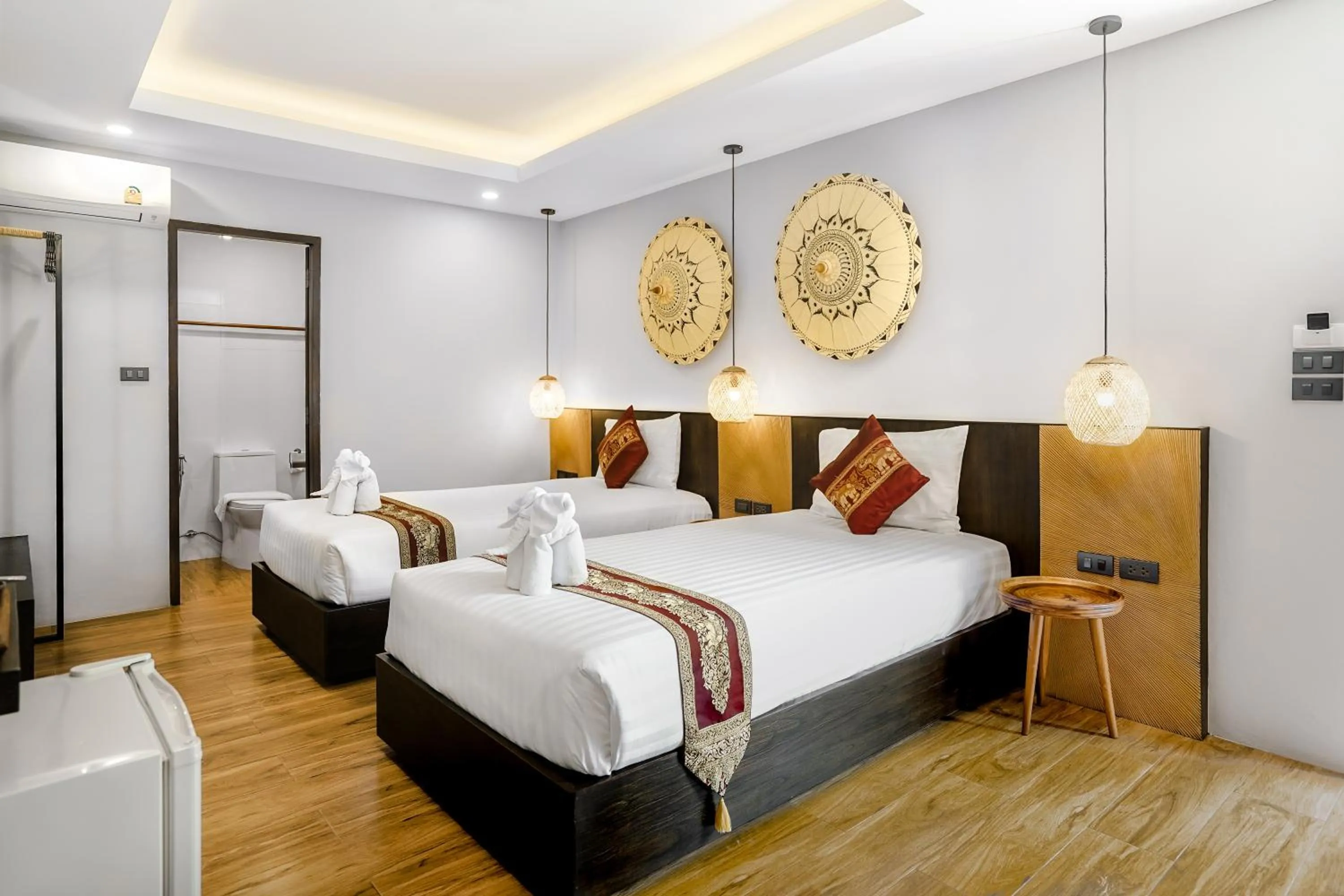 Bedroom, Bed in Paraiso Hotel Chiangmai