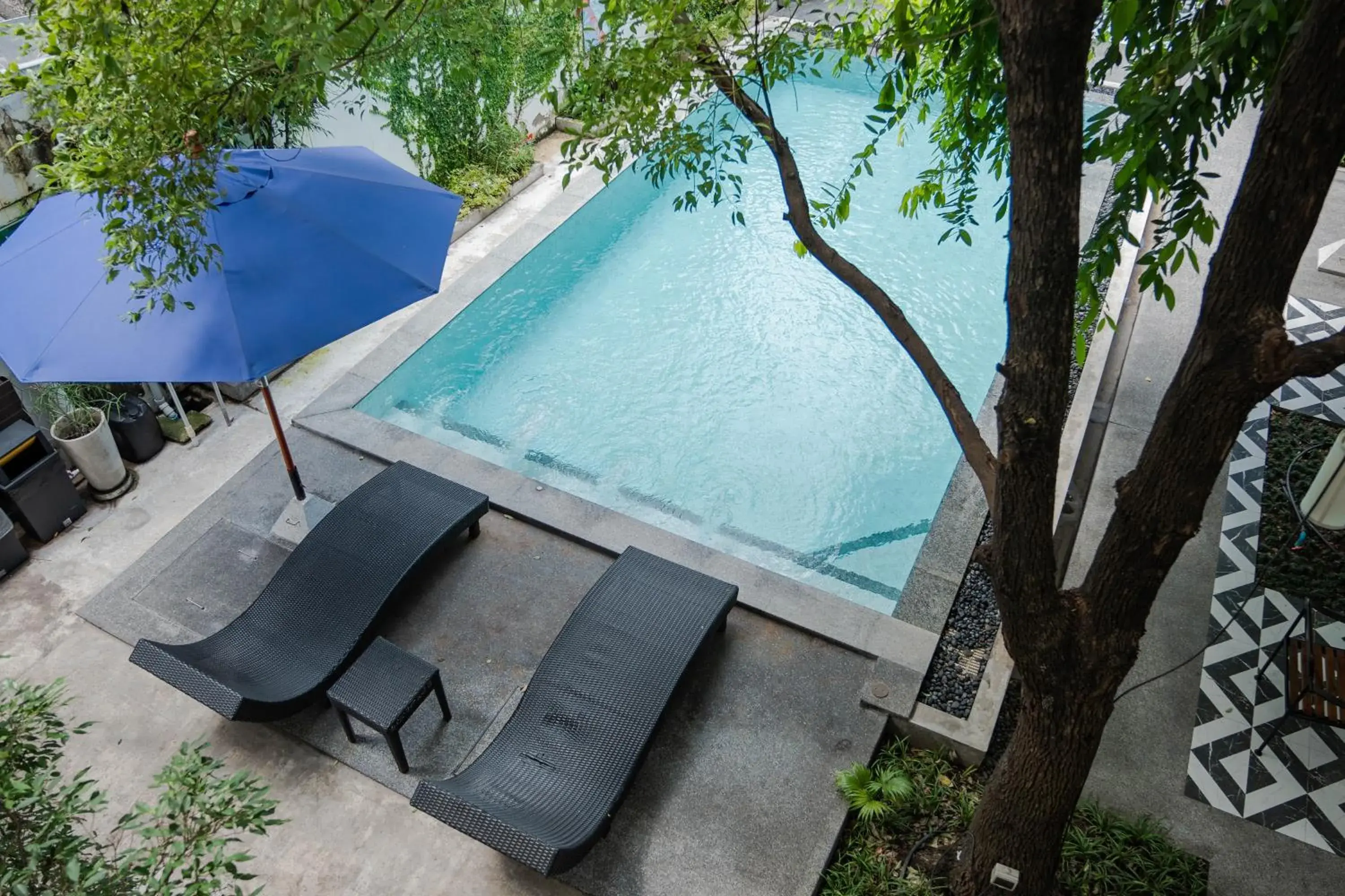 Pool view in Paraiso Hotel Chiangmai Pool view in Paraiso Hotel Chiangmai