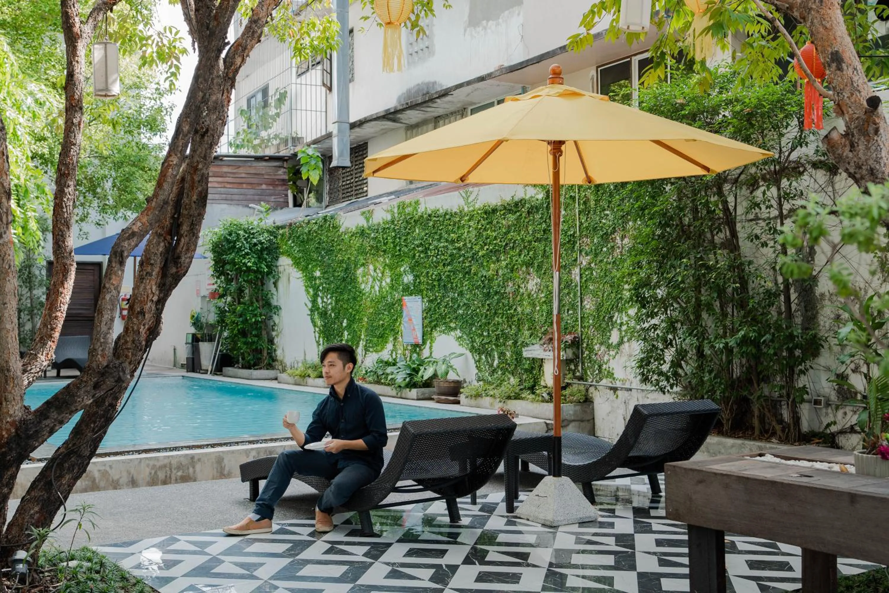 Swimming pool in Paraiso Hotel Chiangmai