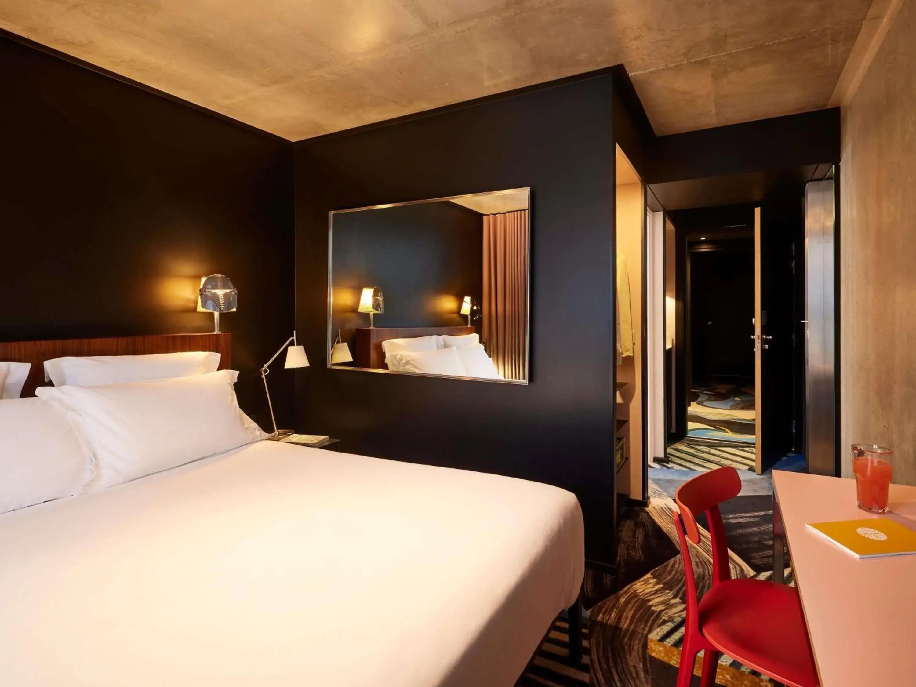 Bedroom, Bed in Mama Shelter Paris East Bedroom, Bed in Mama Shelter Paris East