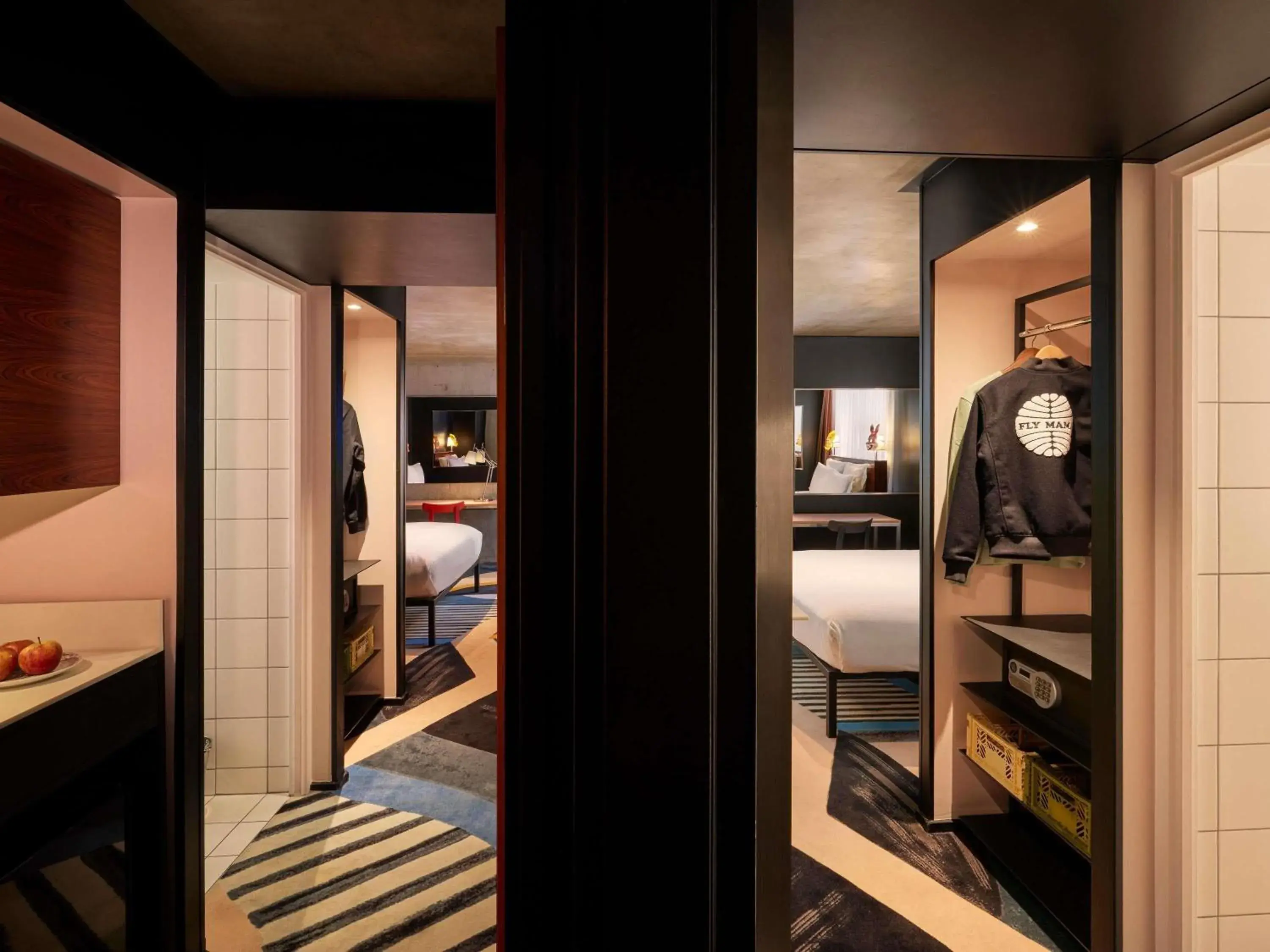 Bedroom, Bed in Mama Shelter Paris East Bedroom, Bed in Mama Shelter Paris East