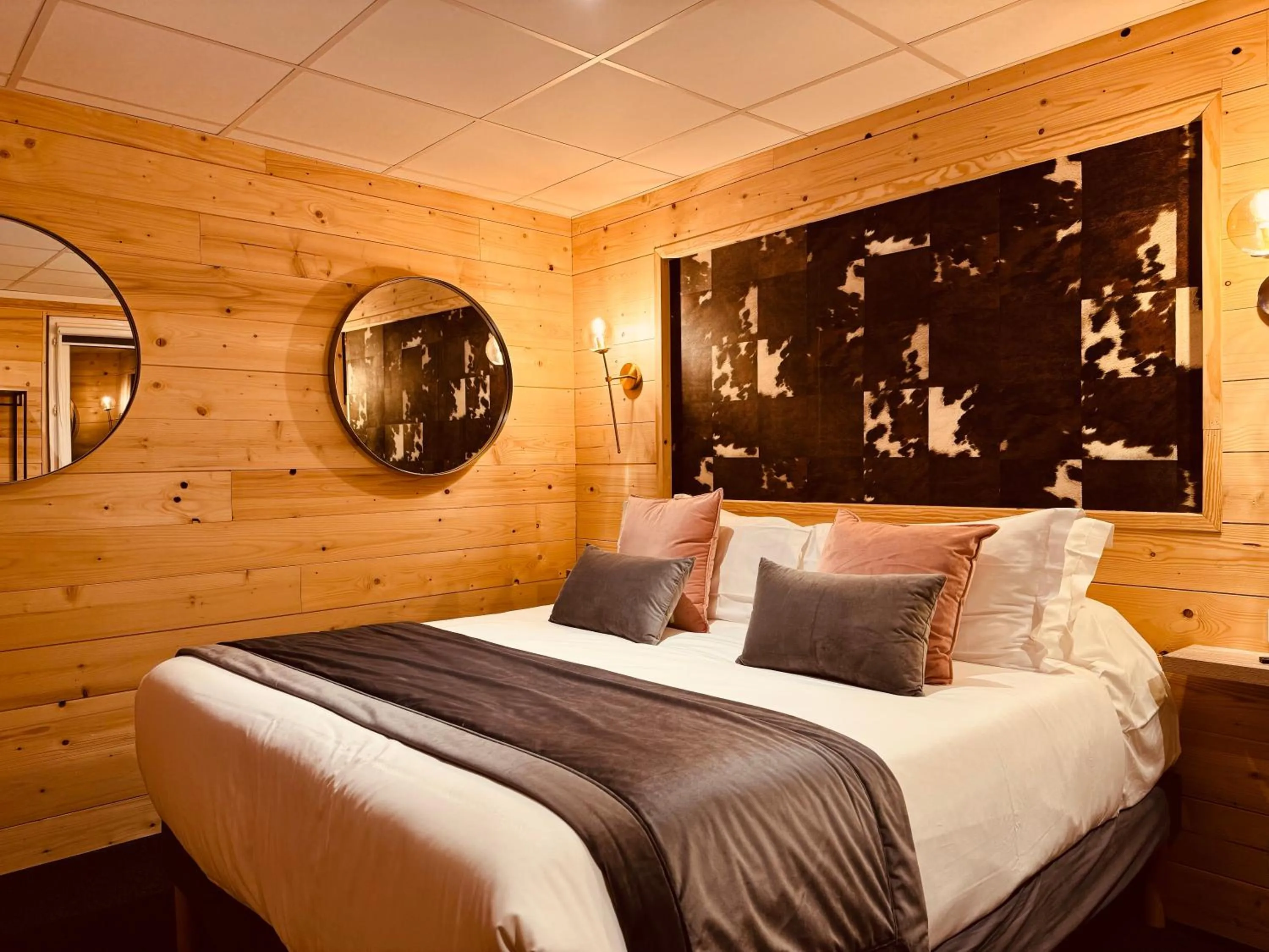 Bedroom, Bed in Hotel Le Panorama