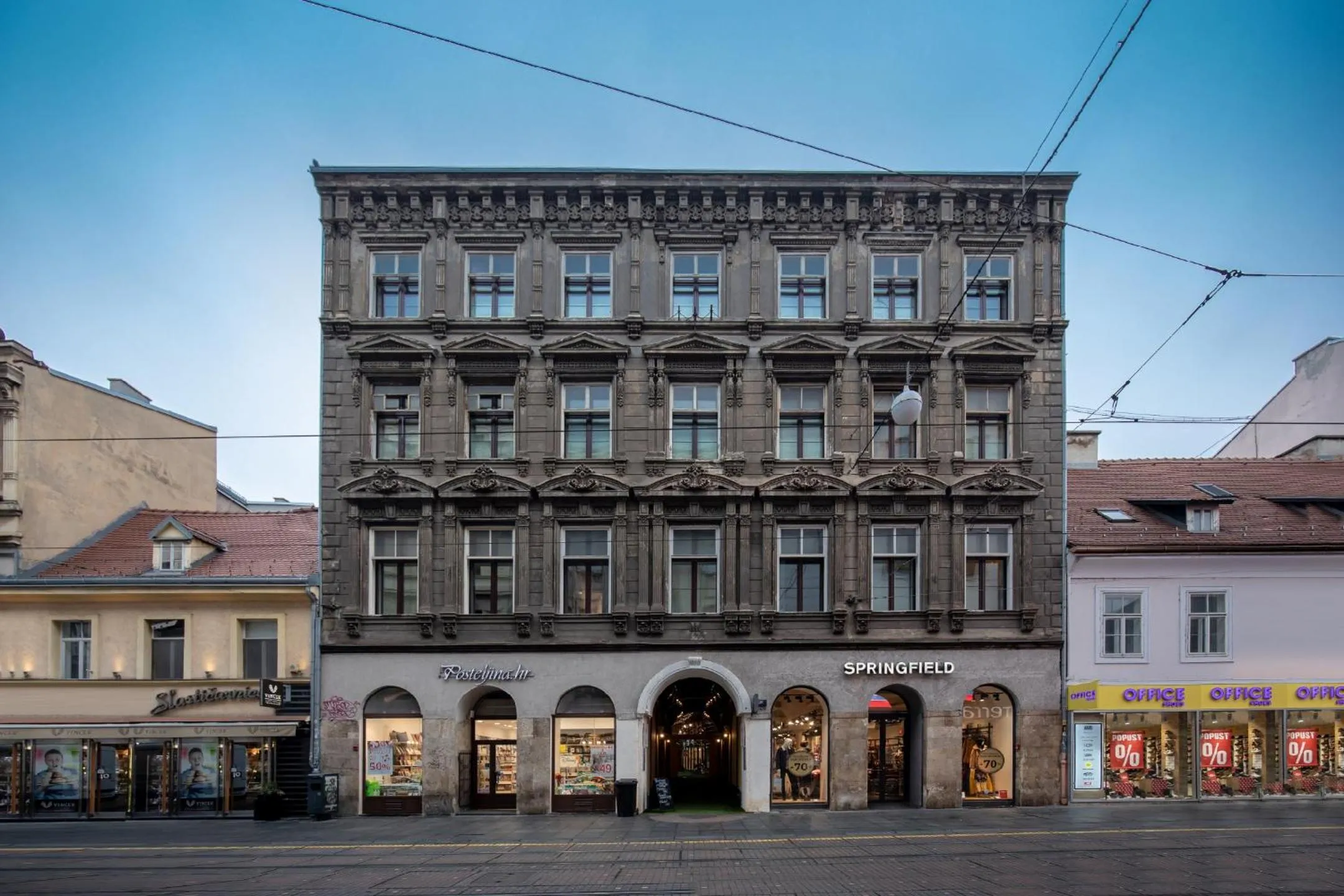 Facade/entrance in Timeout Heritage Hotel Zagreb
