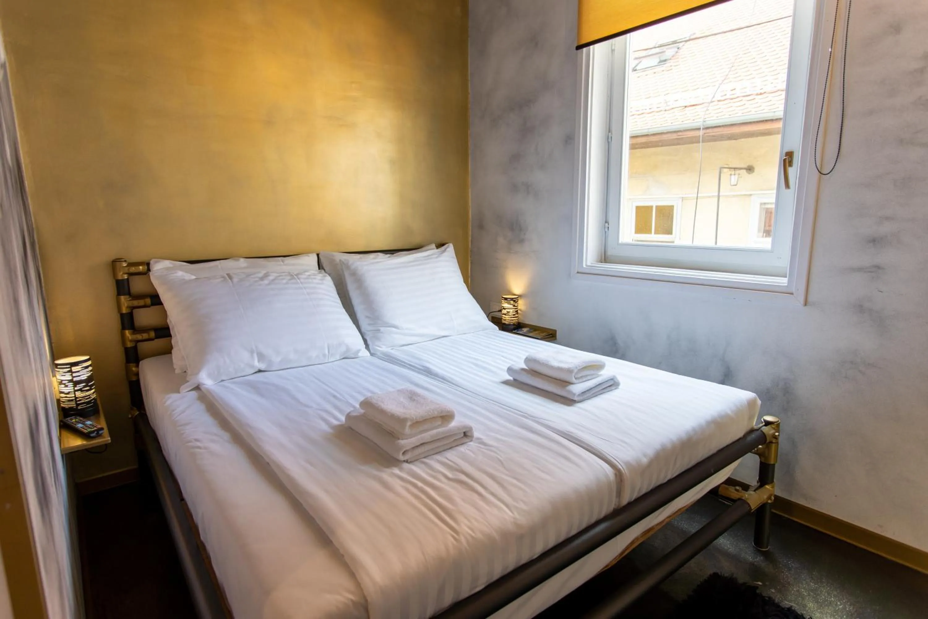 Bed in Timeout Heritage Hotel Zagreb