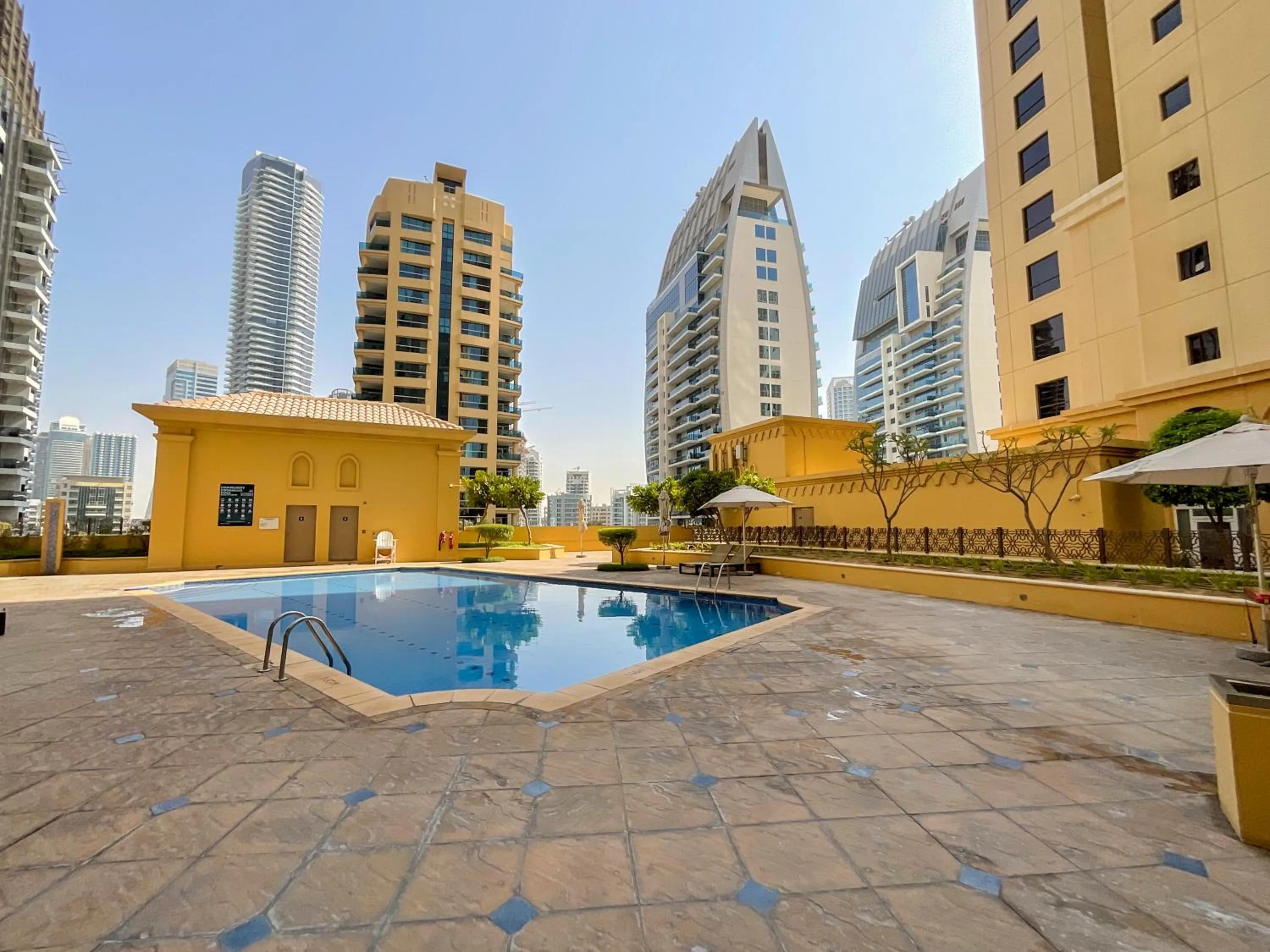 Swimming pool in HiGuests - Amazing Sea Views from this 2BR Apt in JBR