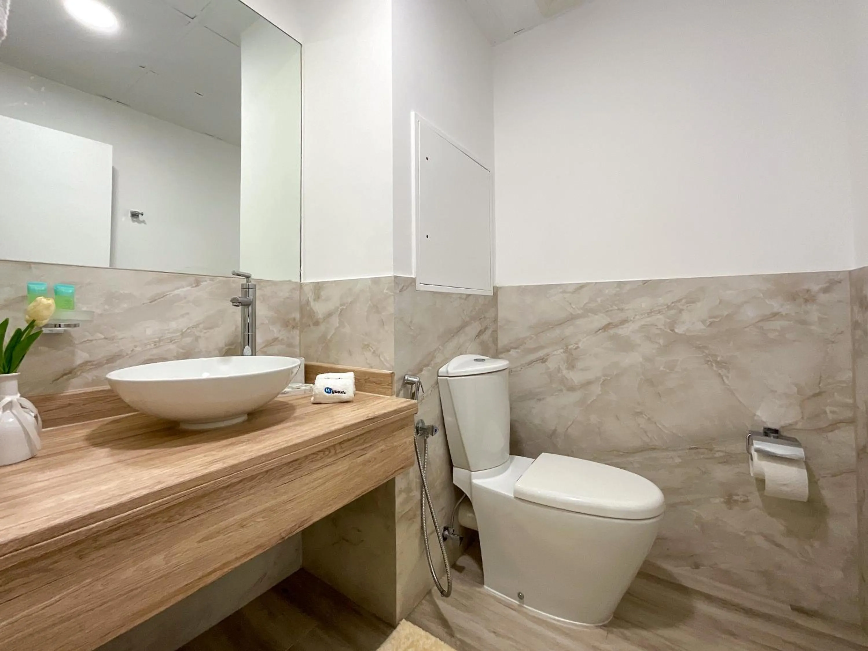 Bathroom in HiGuests - Amazing Sea Views from this 2BR Apt in JBR