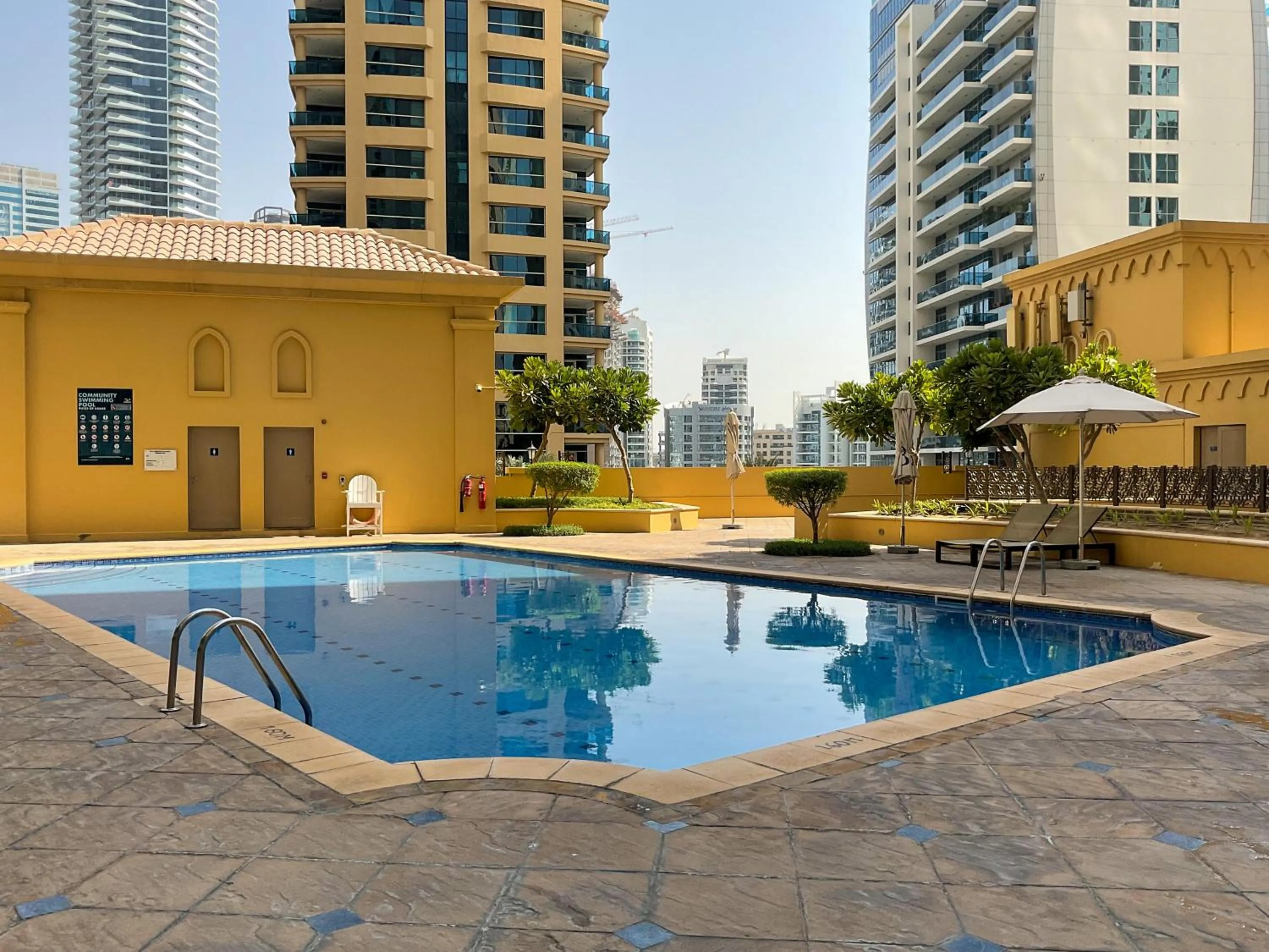 Swimming pool in HiGuests - Amazing Sea Views from this 2BR Apt in JBR