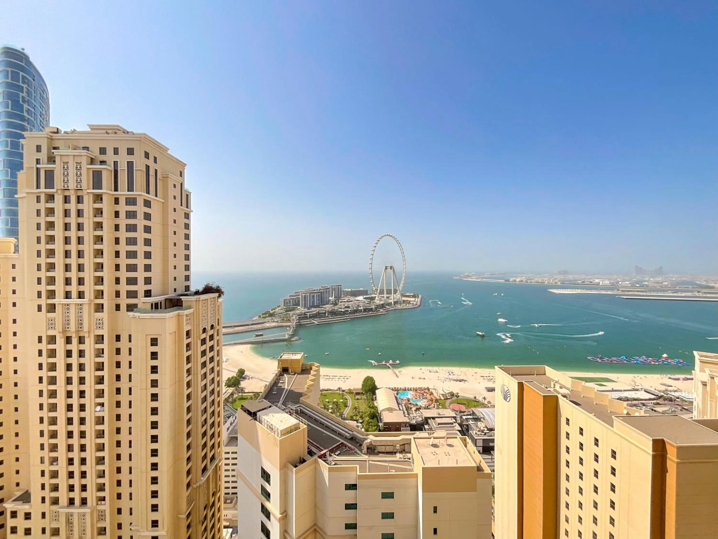 Balcony/Terrace in HiGuests - Amazing Sea Views from this 2BR Apt in JBR