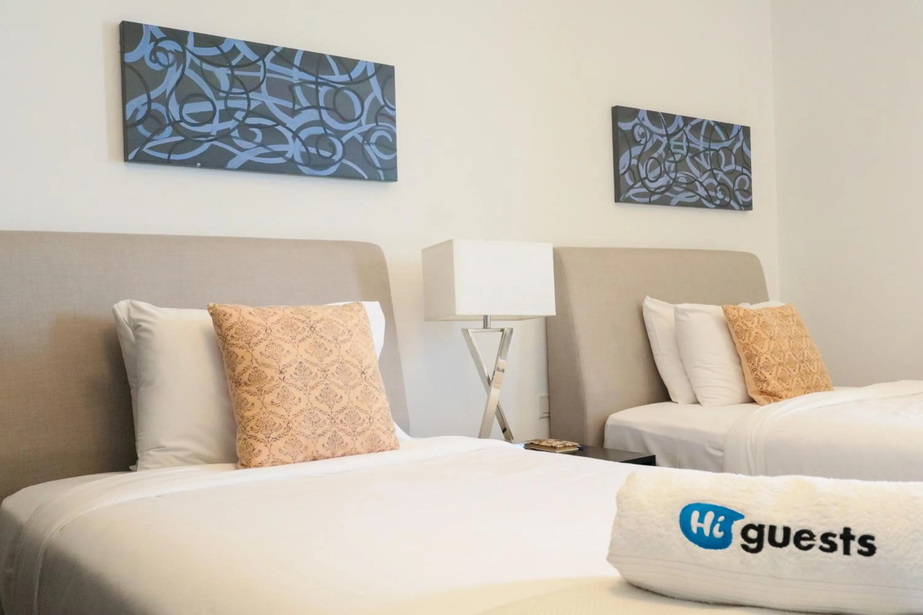 Bed in HiGuests - Amazing Sea Views from this 2BR Apt in JBR