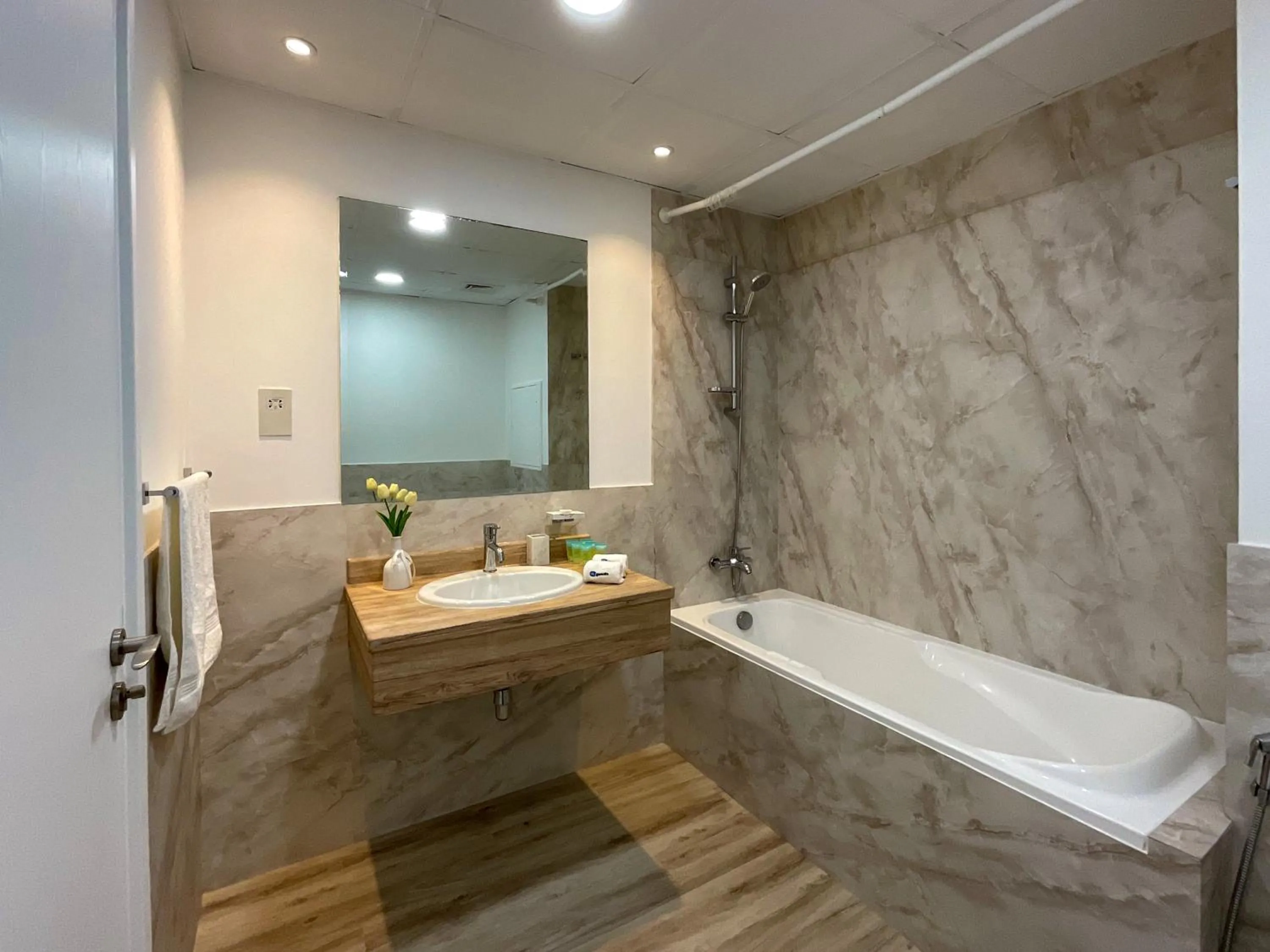 Bathroom in HiGuests - Amazing Sea Views from this 2BR Apt in JBR
