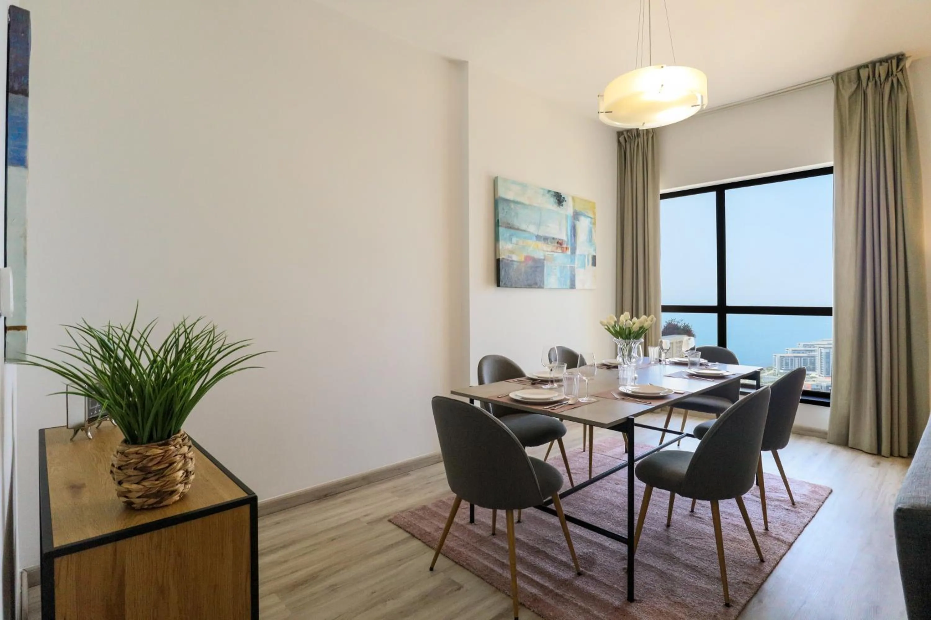 Dining area in HiGuests - Amazing Sea Views from this 2BR Apt in JBR