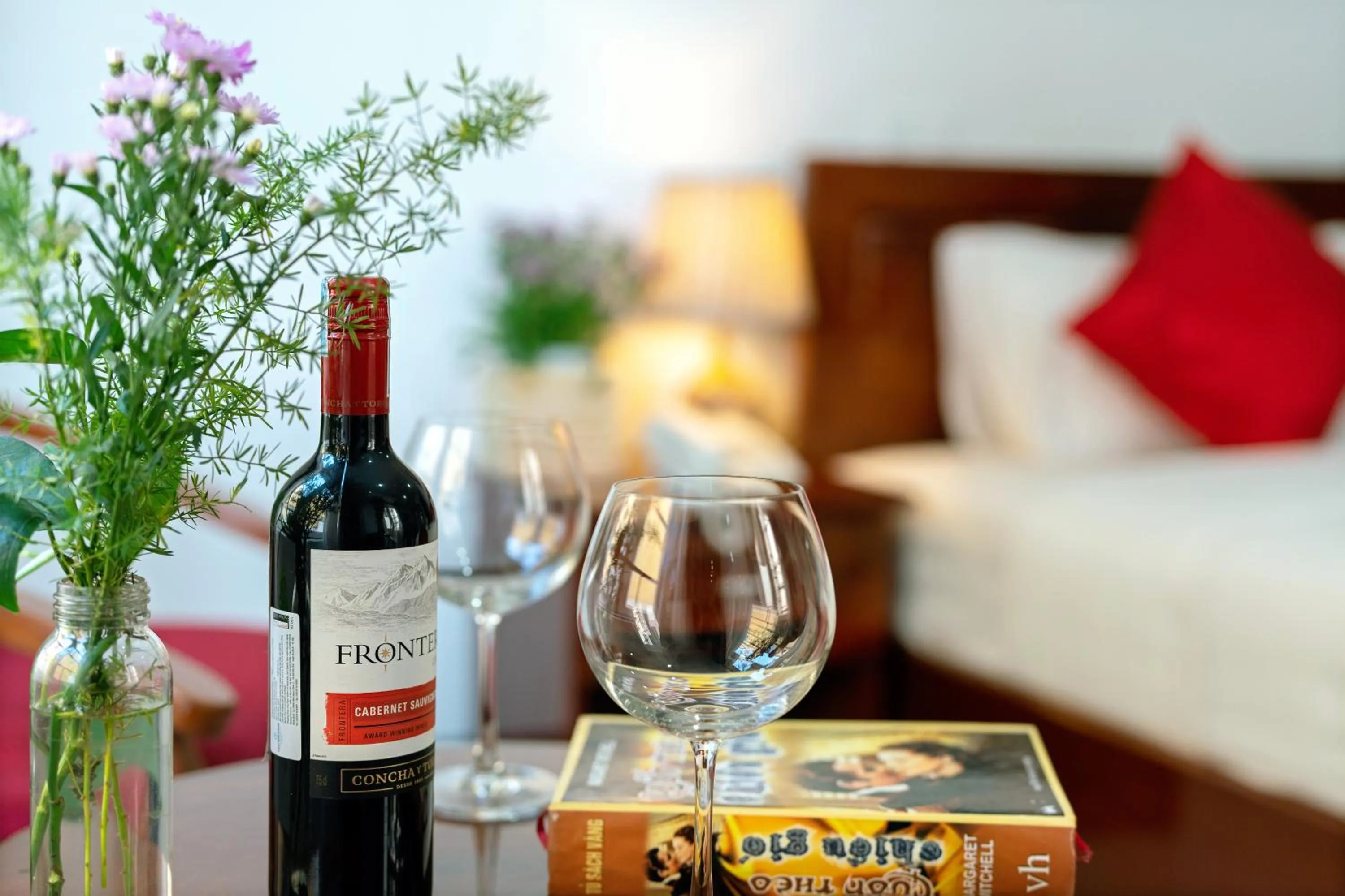 Drinks, Bed in Gioan Boutique Villa