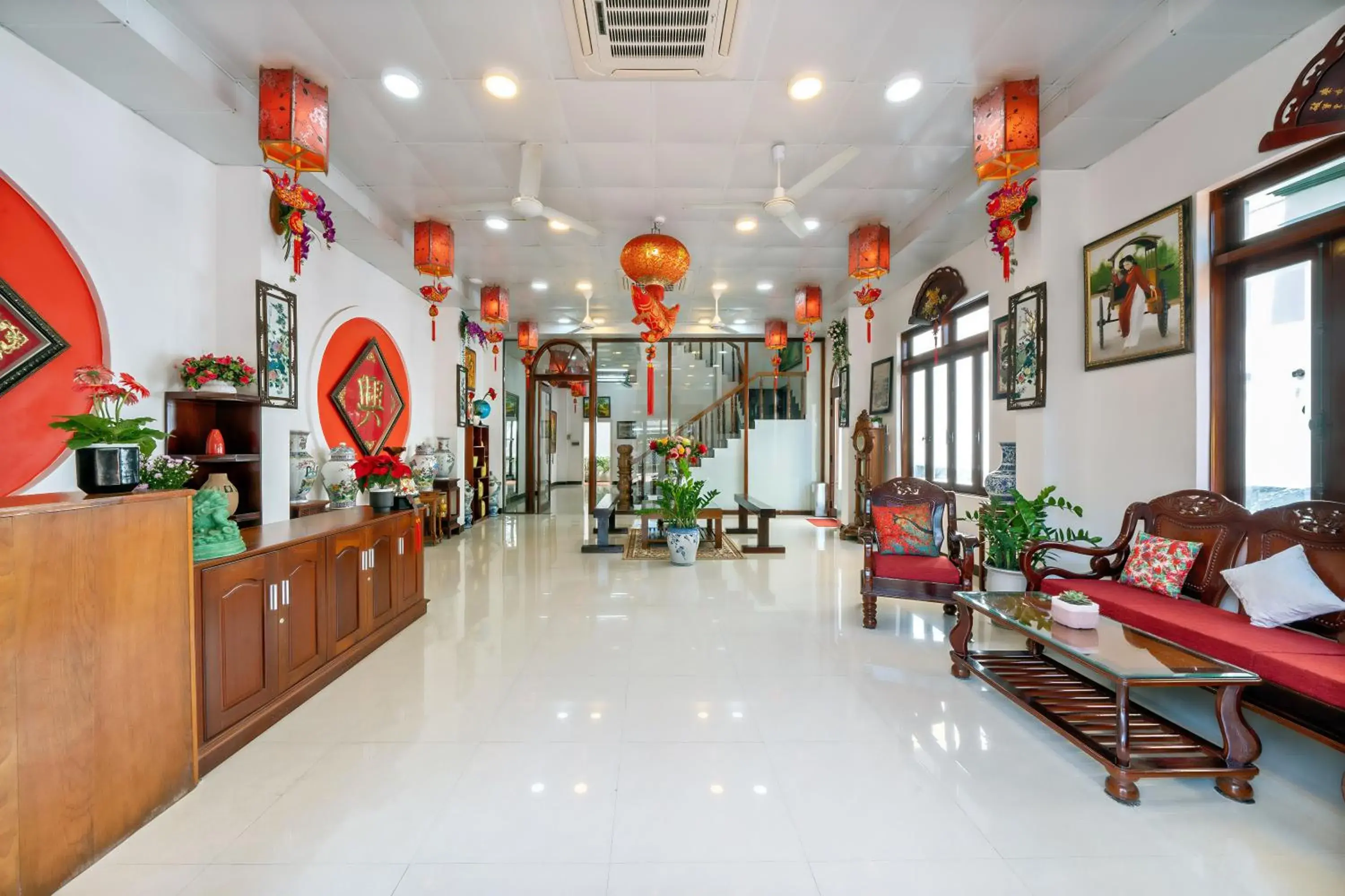 Lobby or reception in Gioan Boutique Villa Lobby or reception in Gioan Boutique Villa