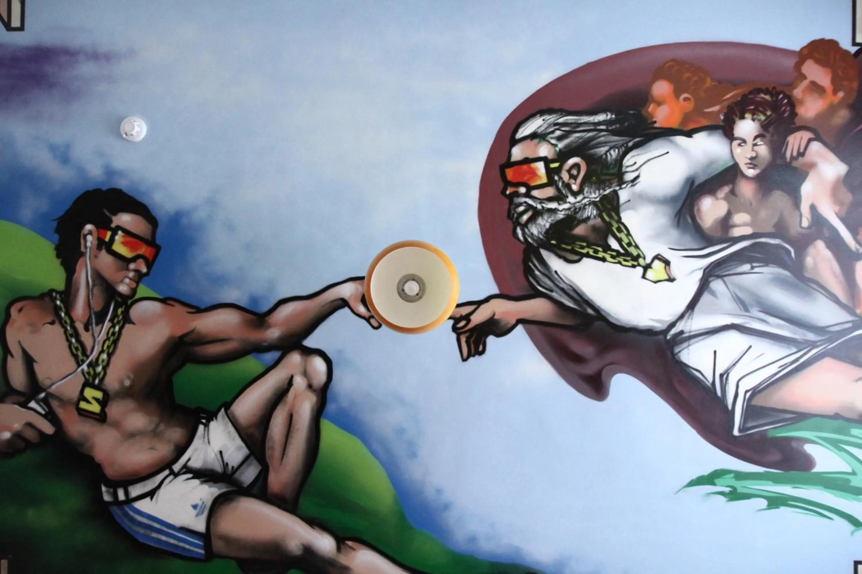 Decorative detail in Snooze