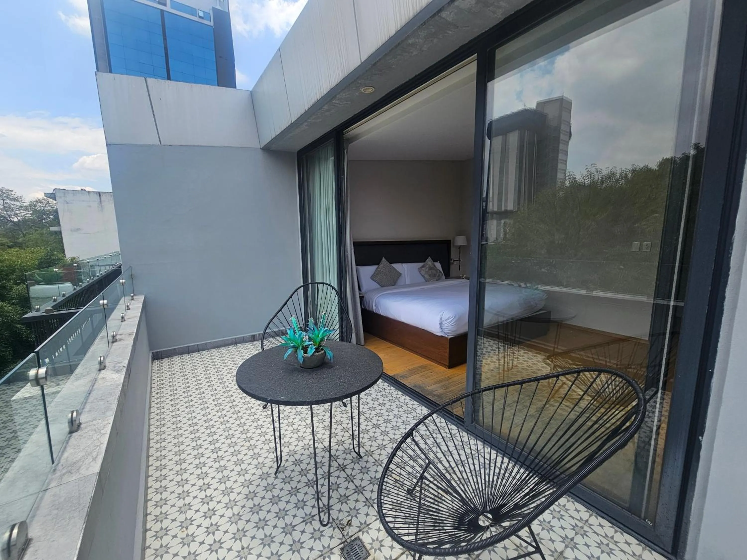 Balcony/Terrace, Bed in Close To You By Residence L´Heritage BlueBay