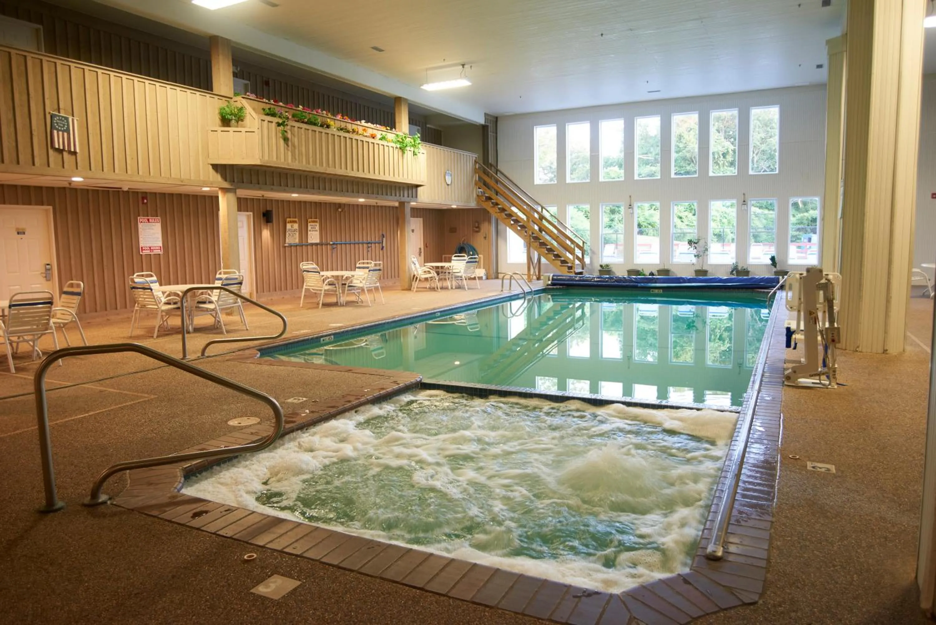 Pool view in Sandwich Lodge & Resort