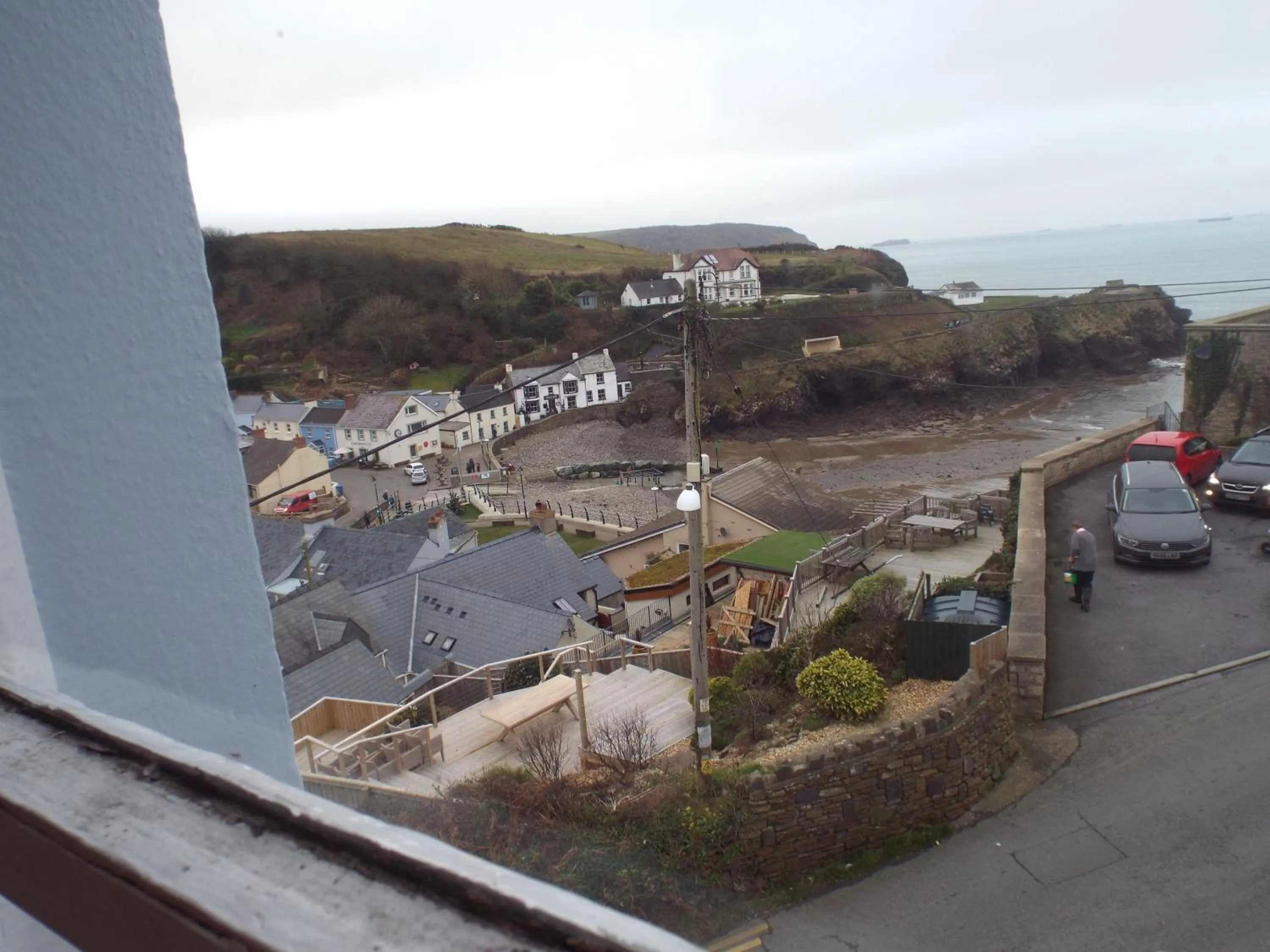 Sea view in Pendyffryn Manor Bed & Breakfast