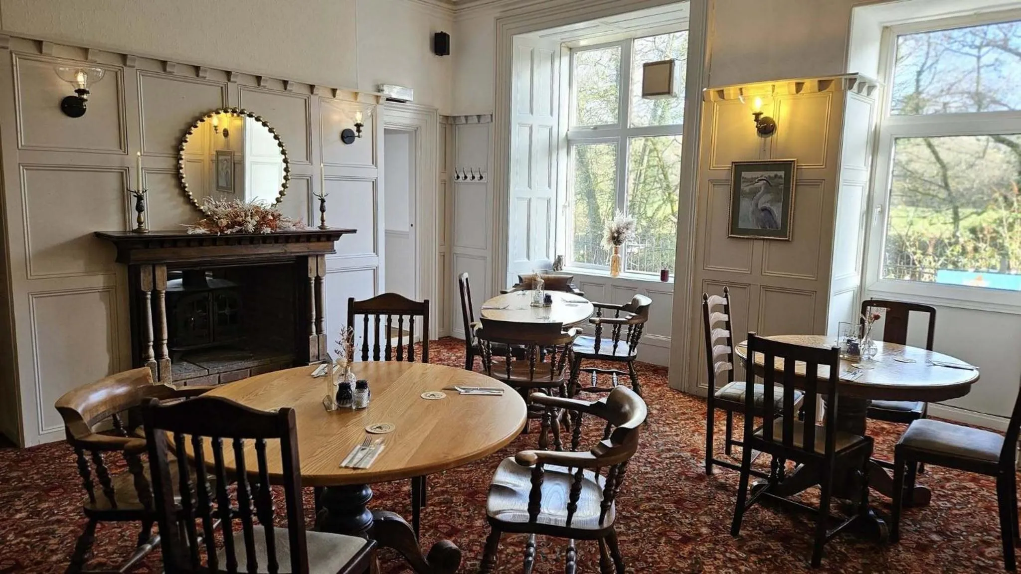 Dining area in The Abbey Inn