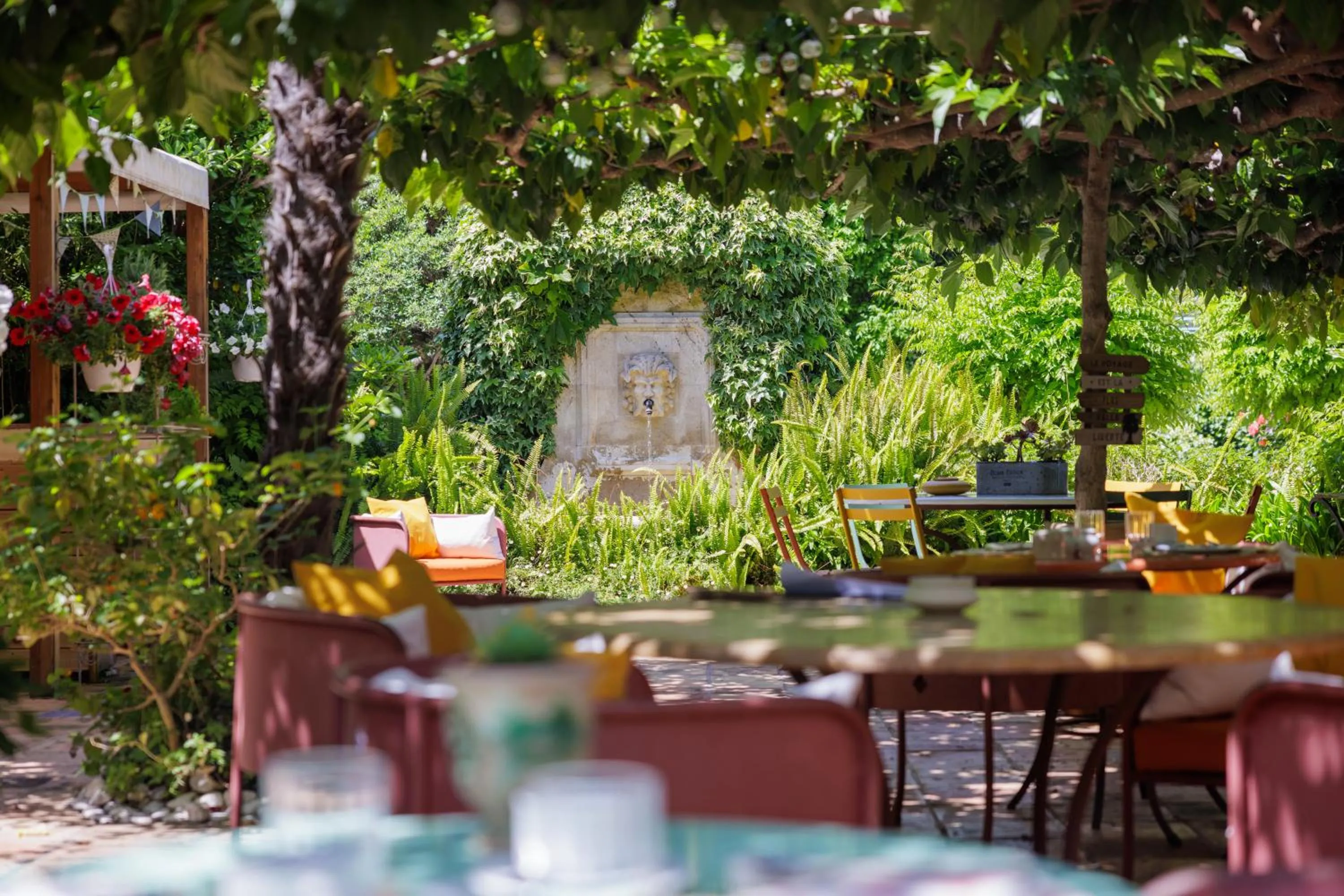 Garden in Hôtel La Villa Sainte Valérie Adults Only