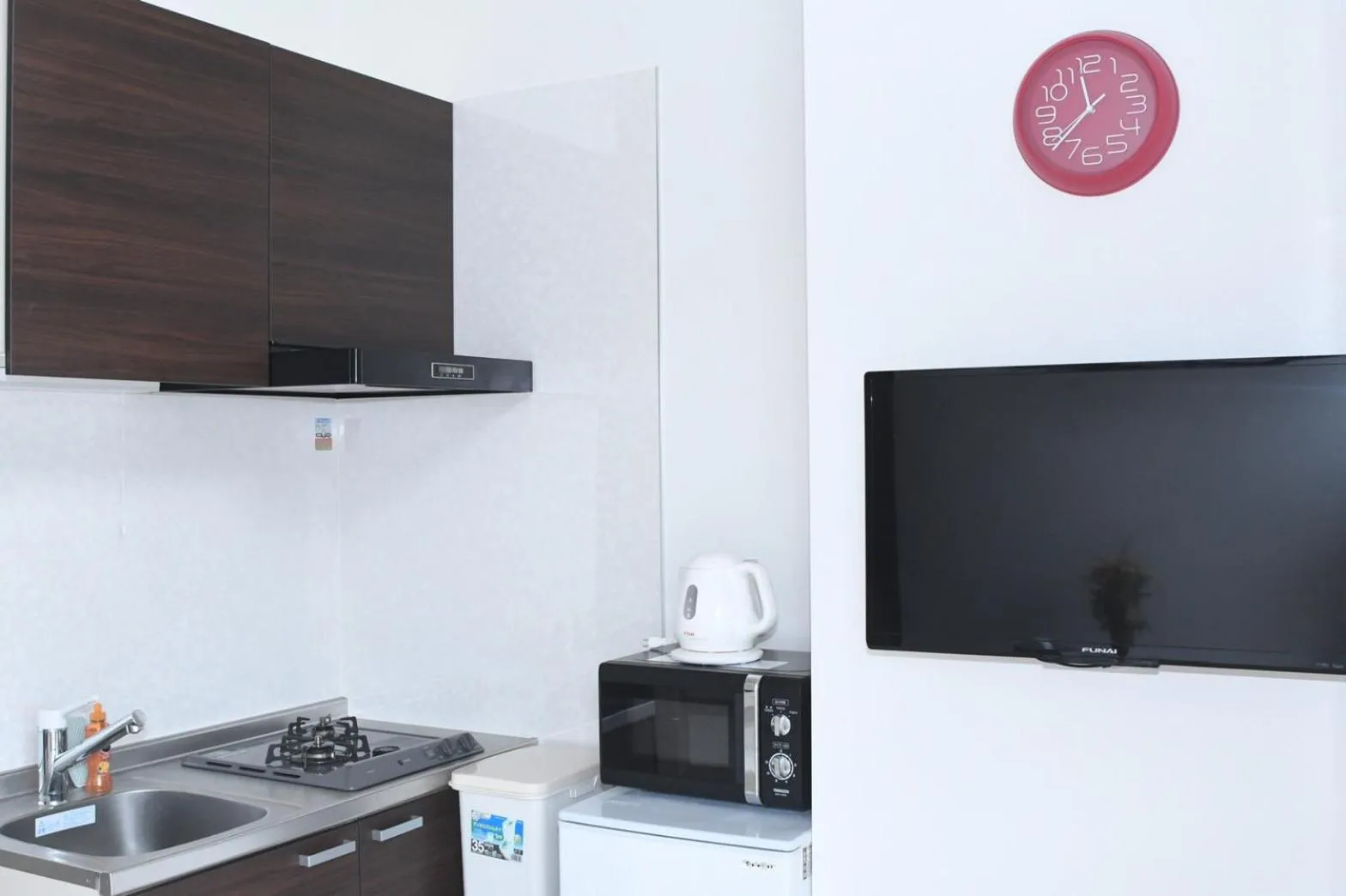 Kitchen or kitchenette in Hotel Urbansea 3 Makishi