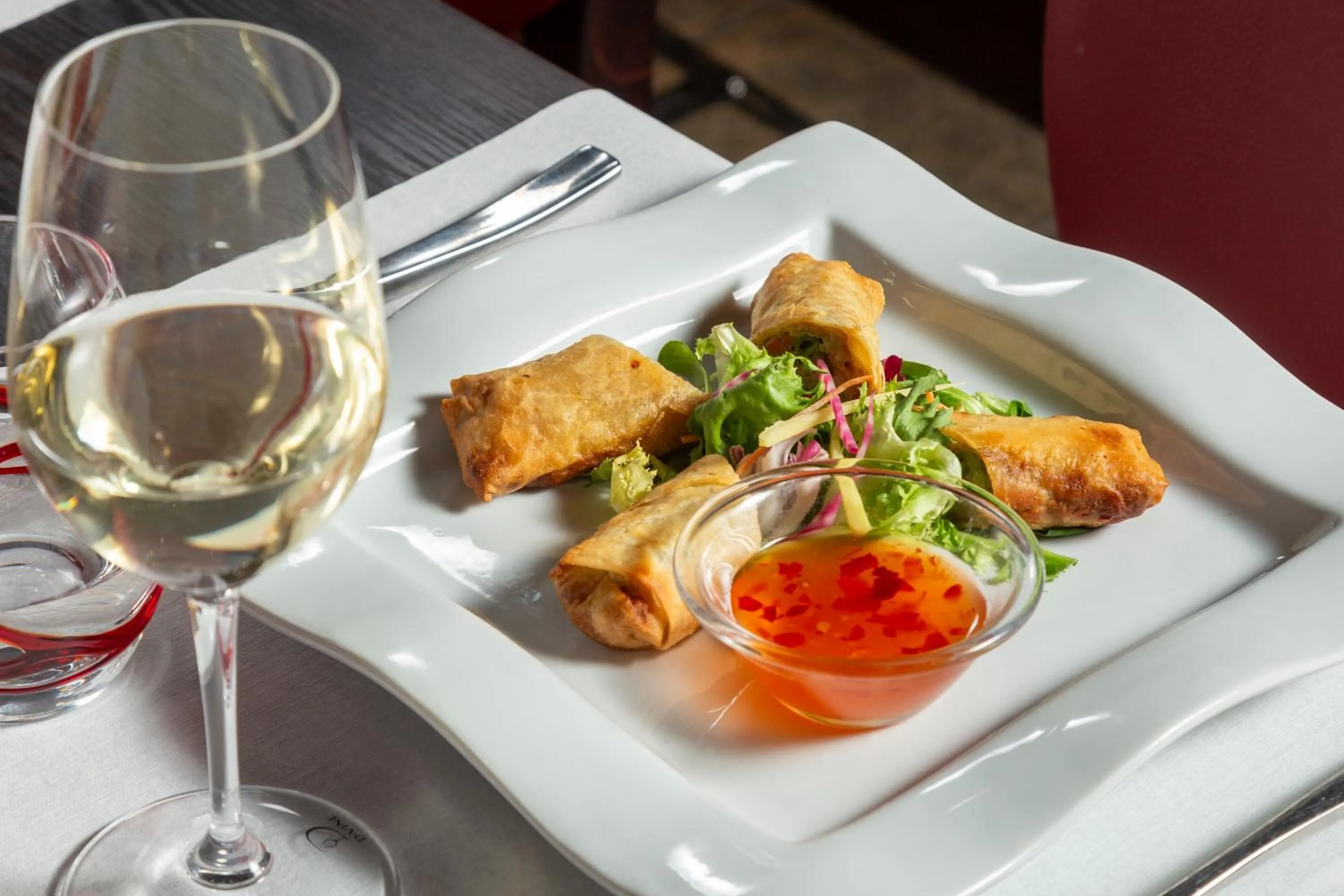 Dinner in Château Hôtel Du Colombier