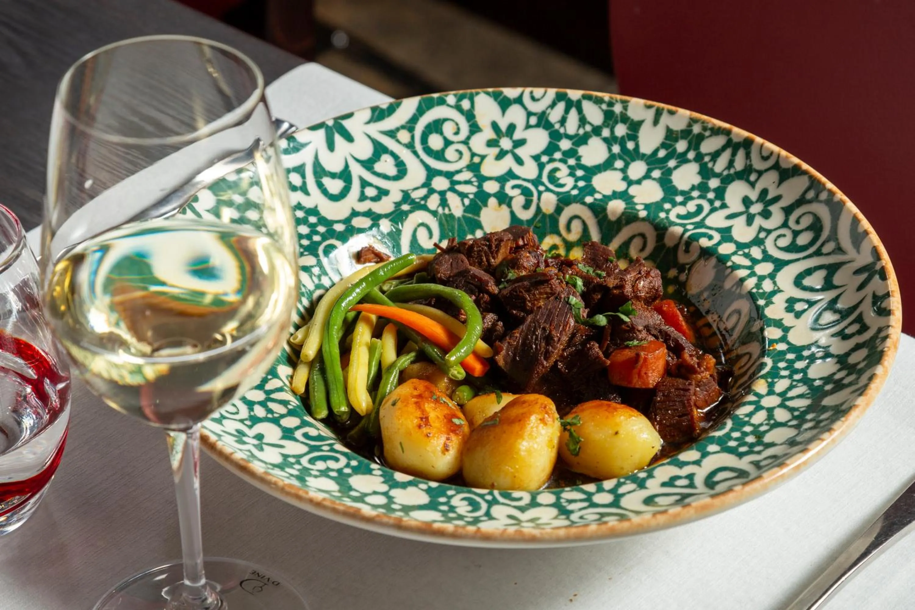 Dinner in Château Hôtel Du Colombier