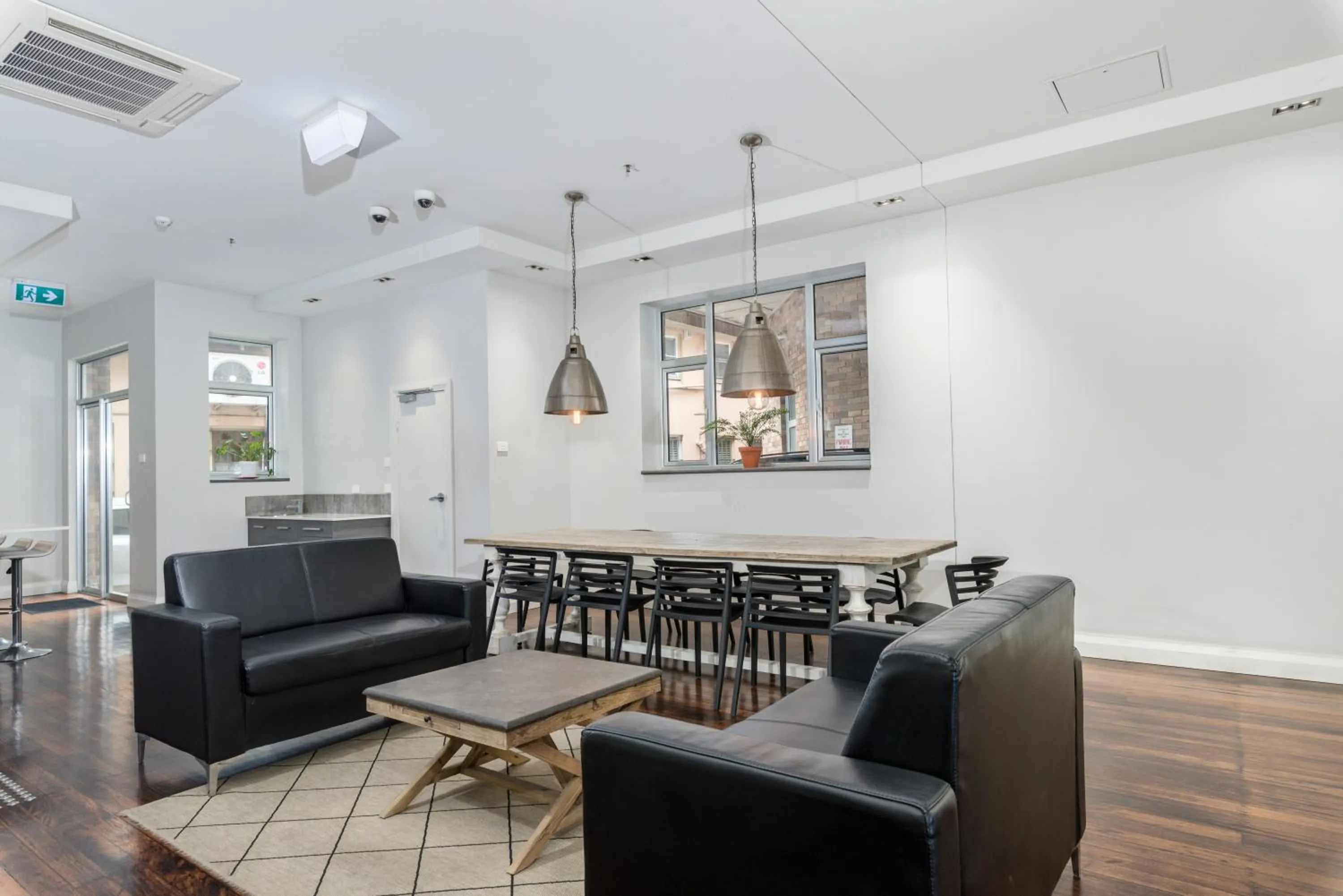 Seating area in Studios on King