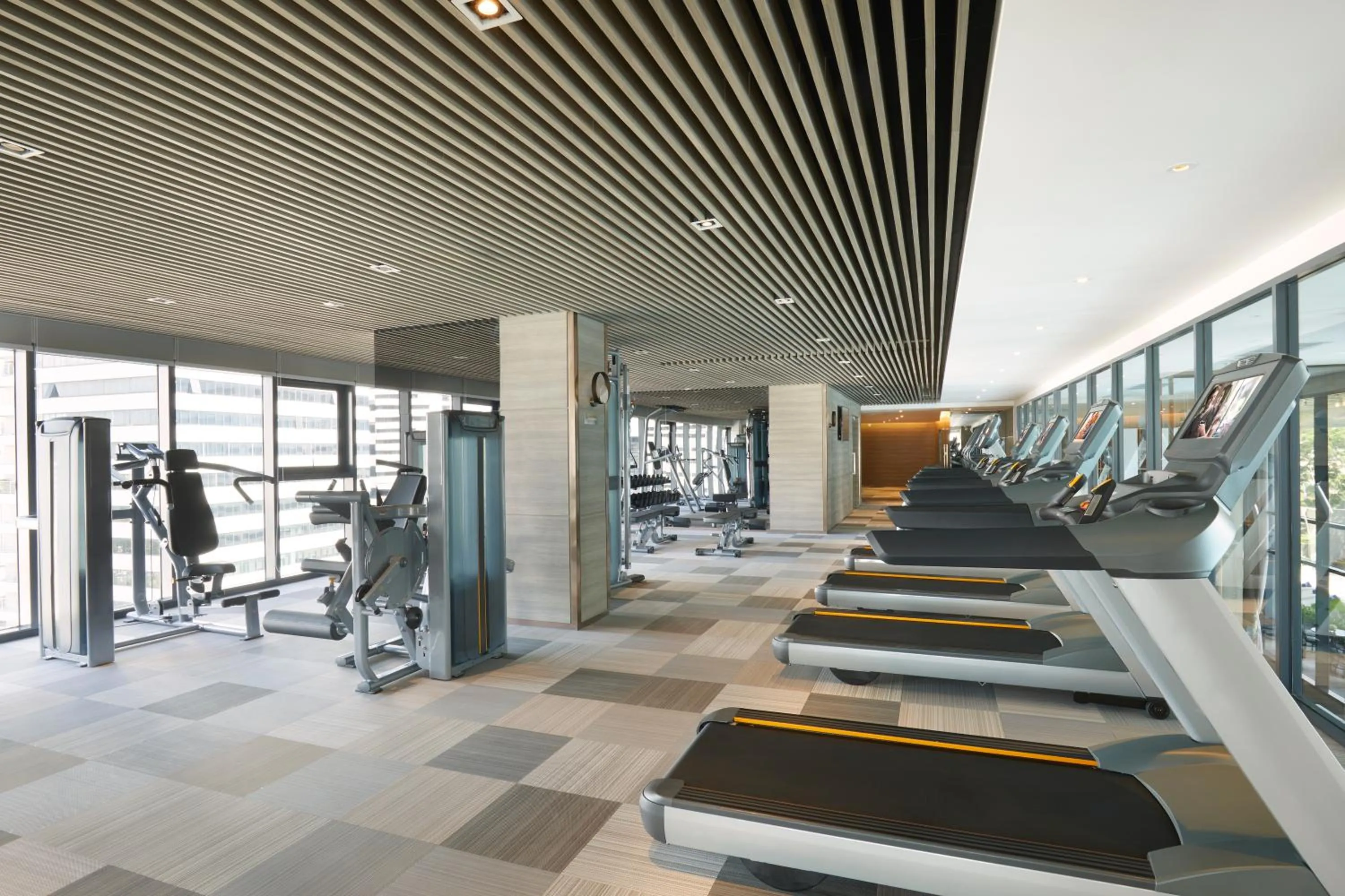 Fitness centre/facilities in Somerset Rama 9 Bangkok