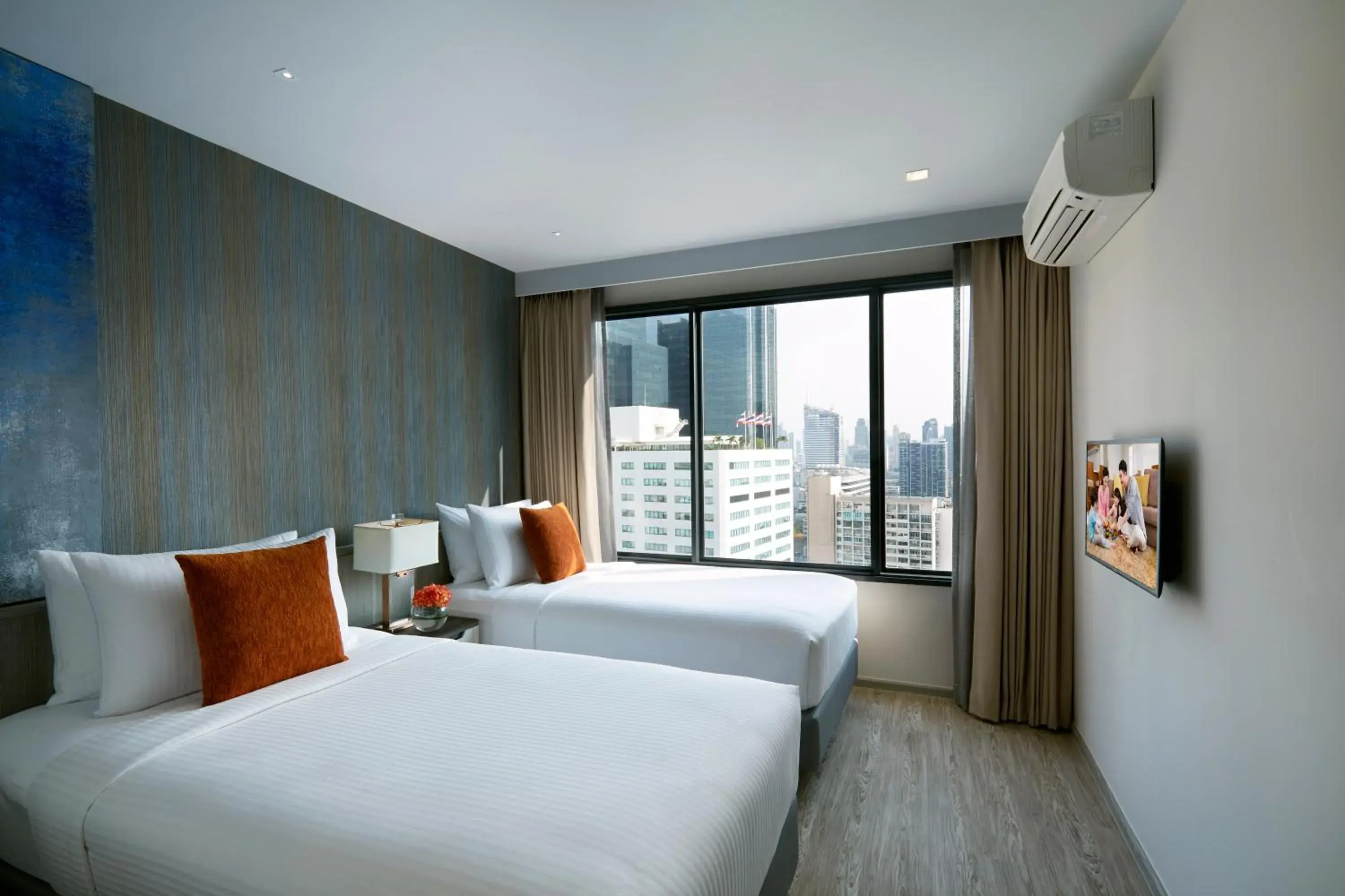 Photo of the whole room, Bed in Somerset Rama 9 Bangkok Photo of the whole room, Bed in Somerset Rama 9 Bangkok