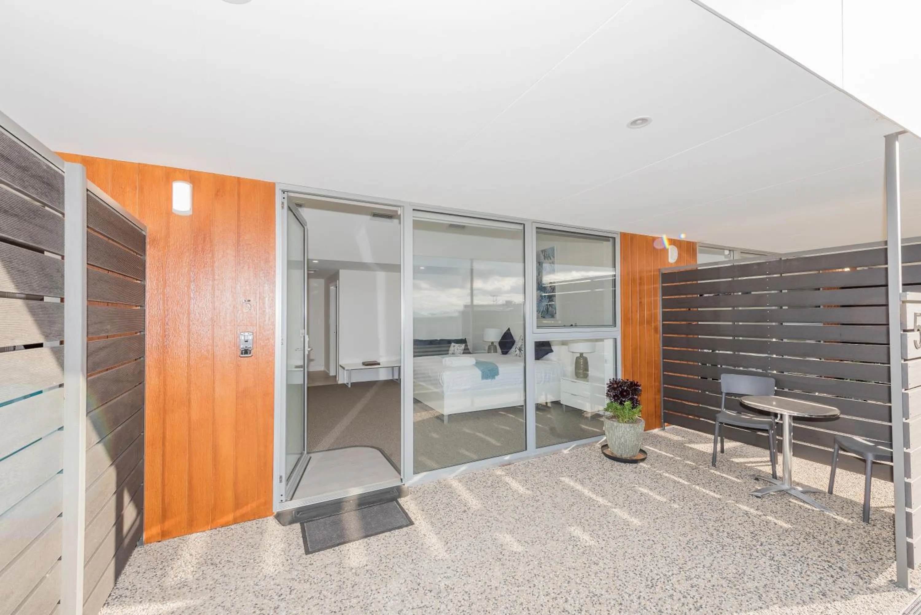 Balcony/Terrace in The Hub Bicheno