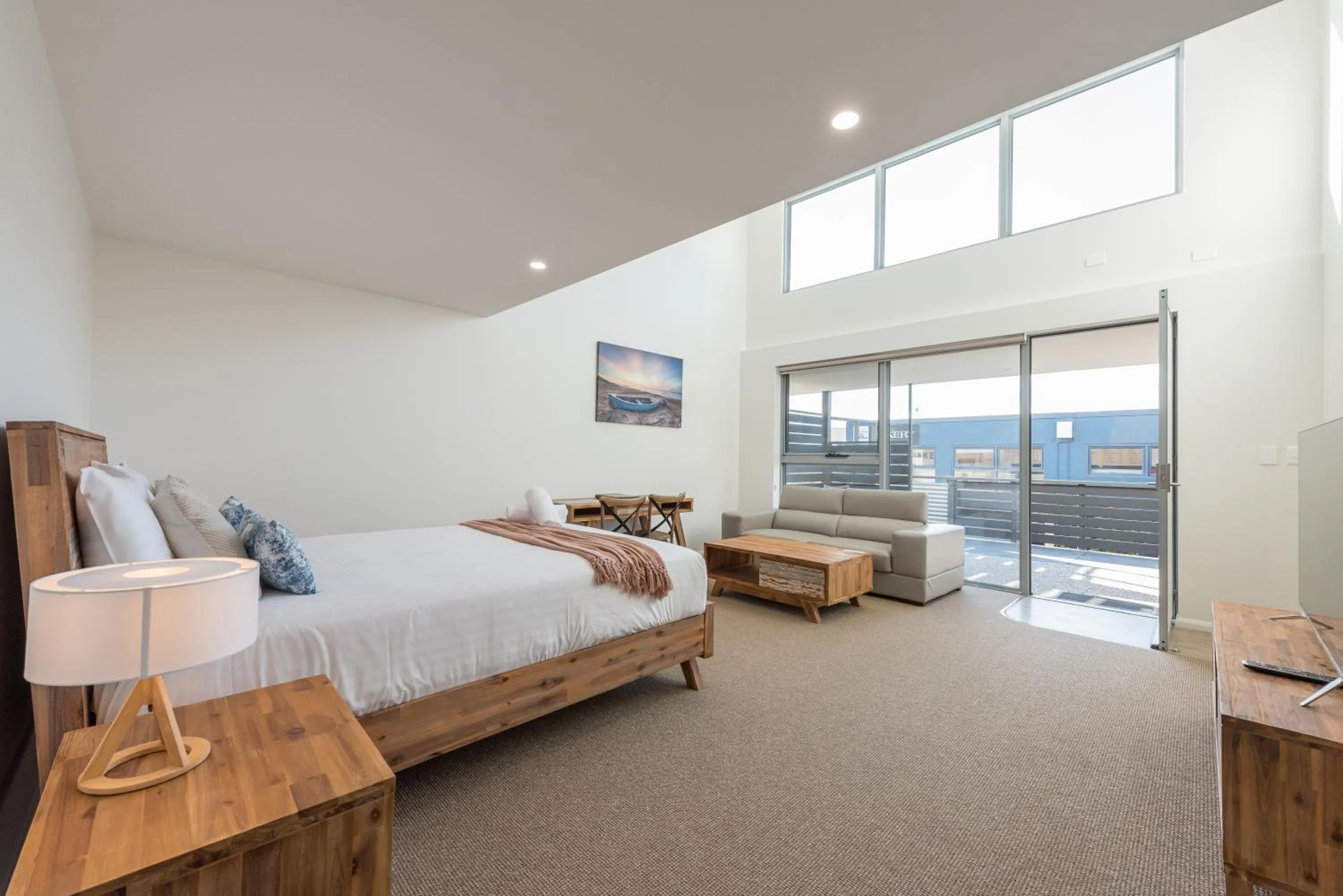 Bed in The Hub Bicheno