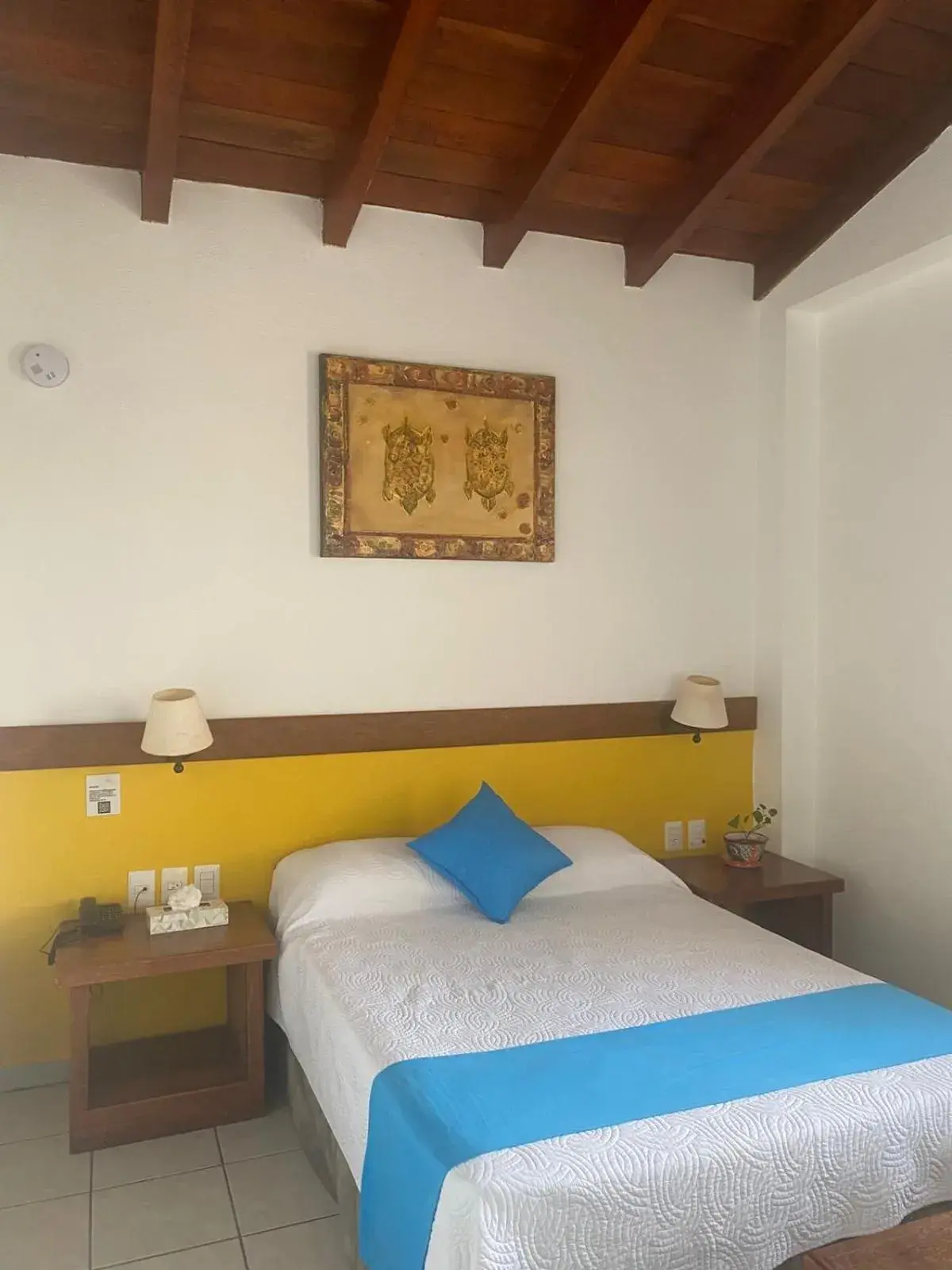 Bed in Hotel Pez Vela Bed in Hotel Pez Vela