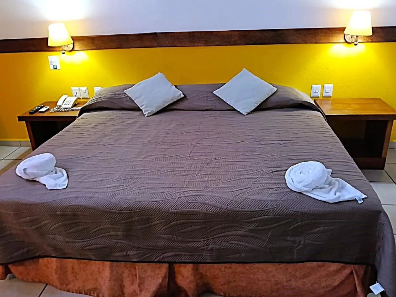 Bed in Hotel Pez Vela