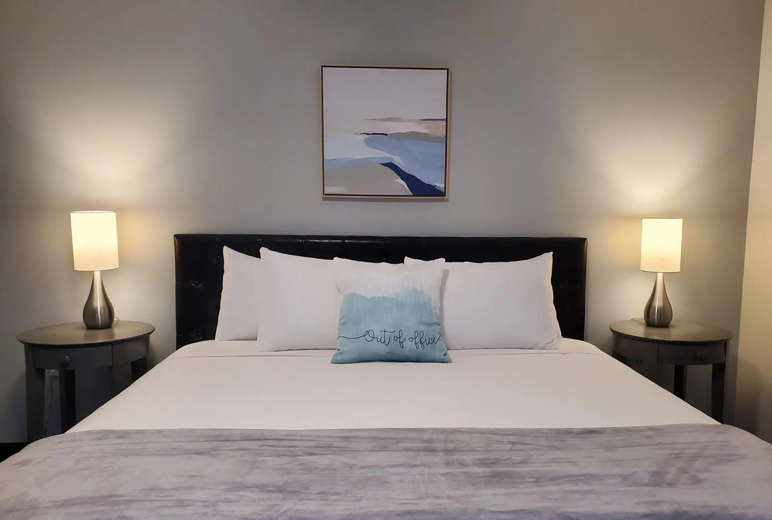 Bed in Anchorage Motel