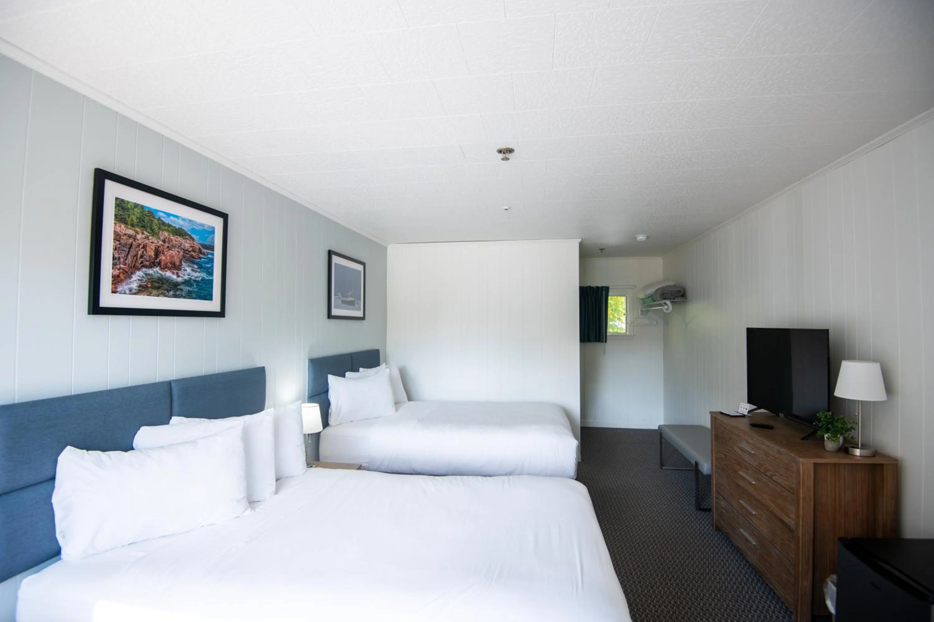 Bed in Anchorage Motel