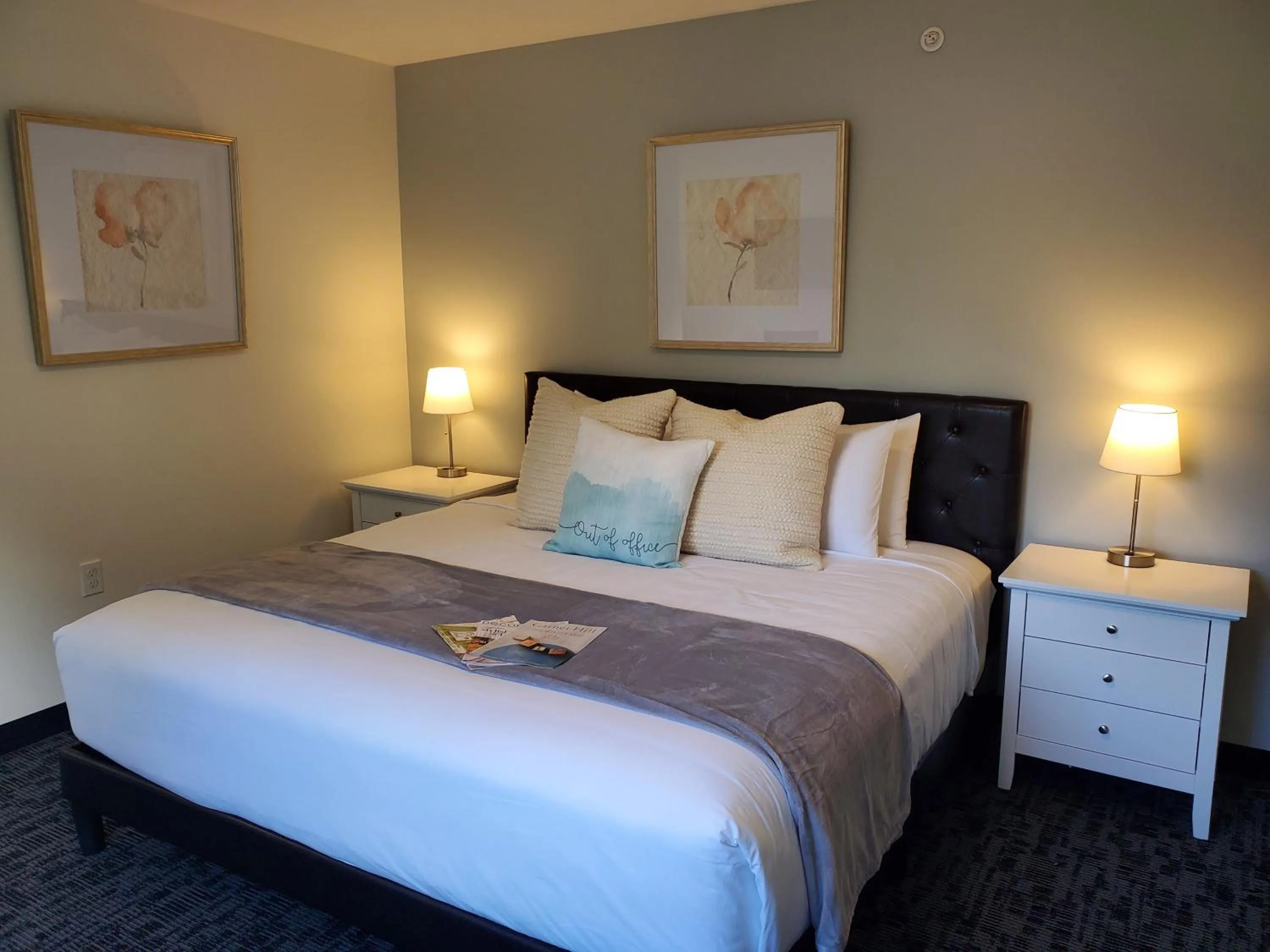 Bed in Anchorage Motel