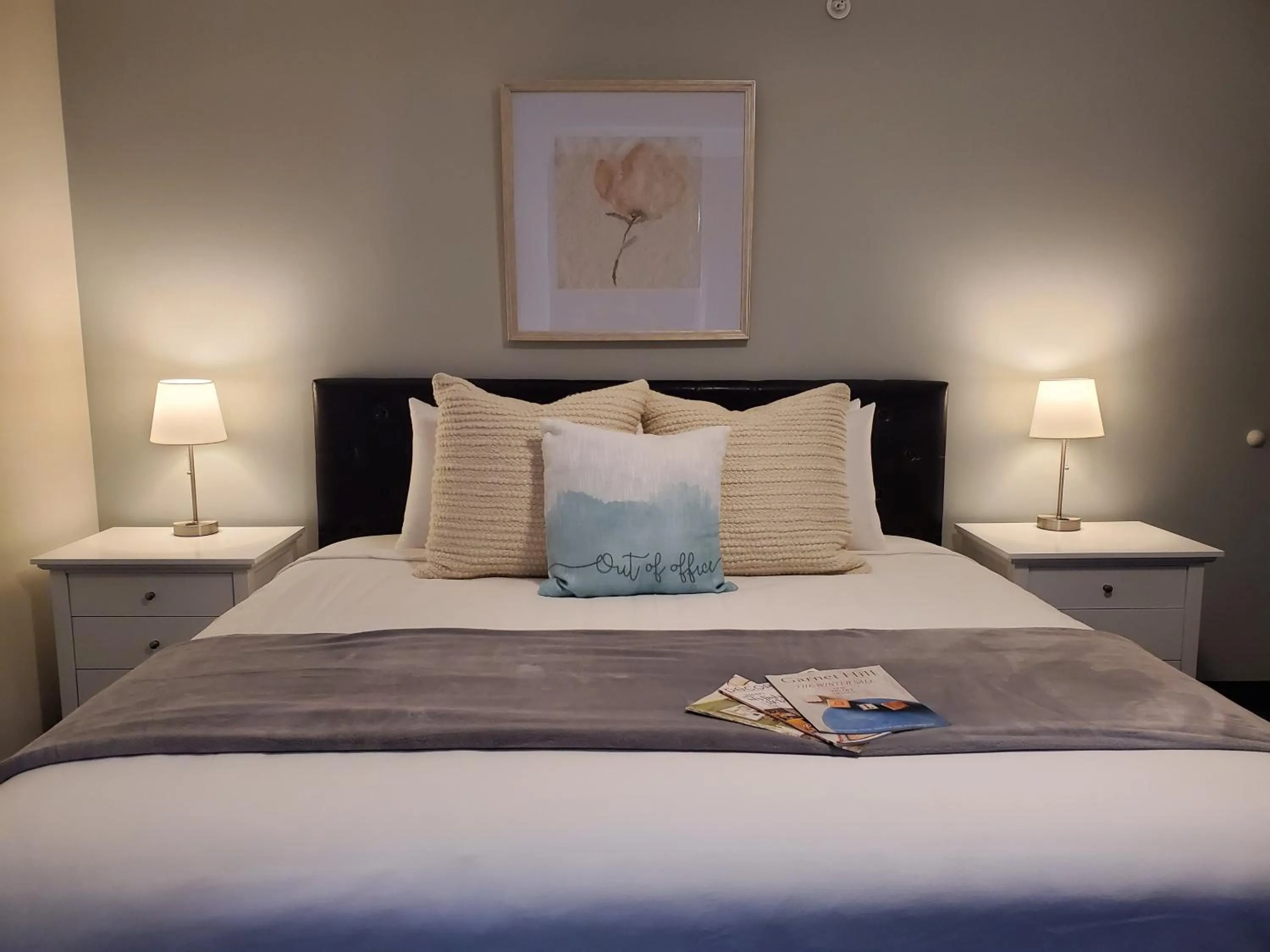 Bed in Anchorage Motel