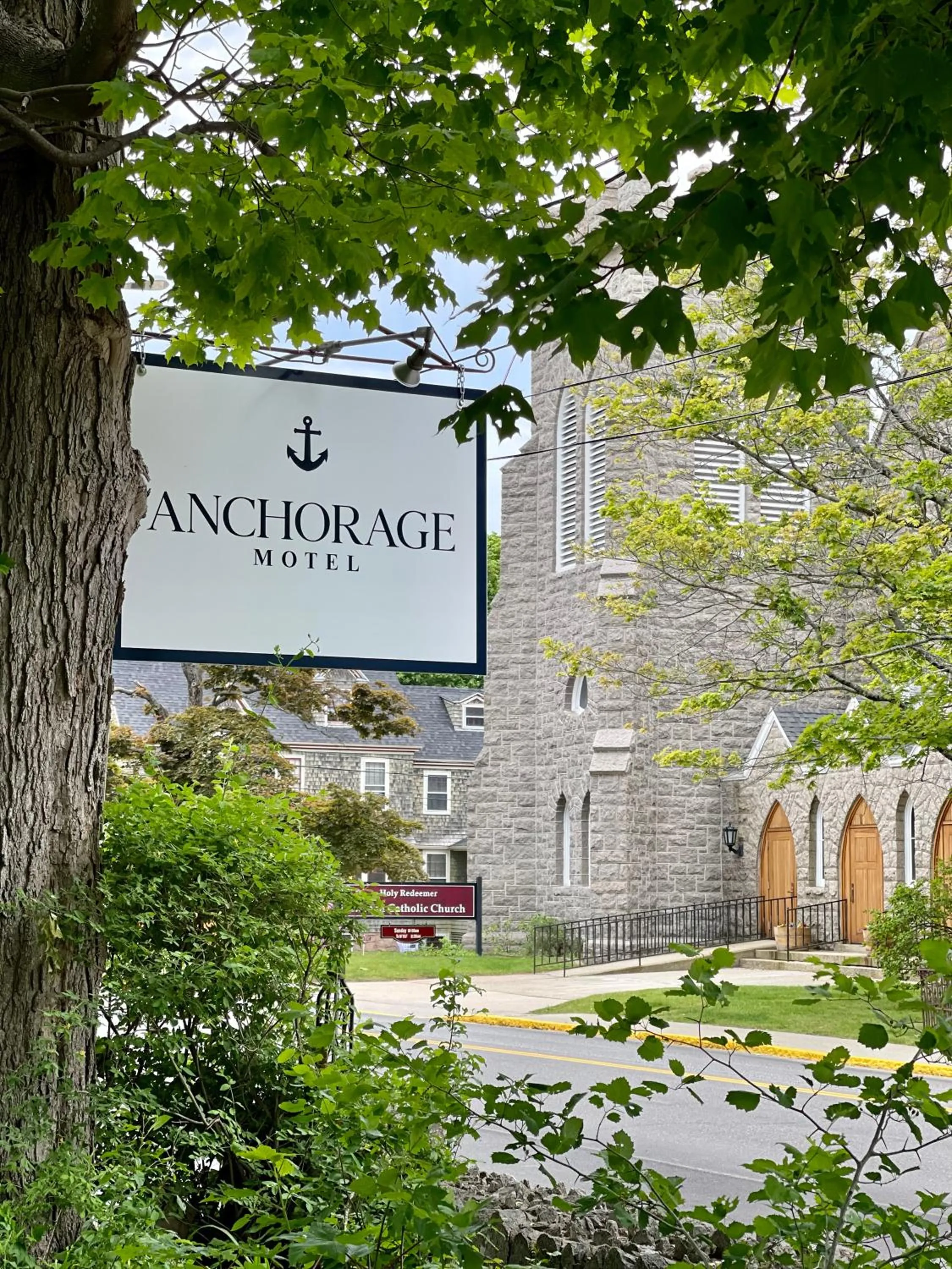 Property logo or sign in Anchorage Motel