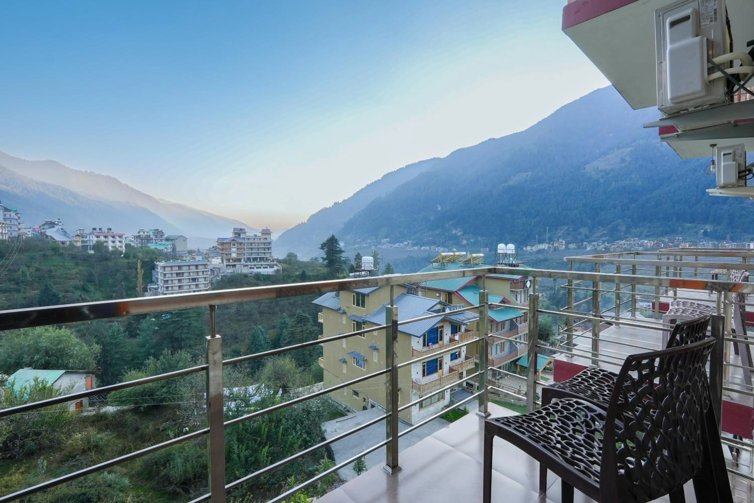 View (from property/room) in Snow City's Montana Blues Resort Manali - Heated & Air-Cooled Stay